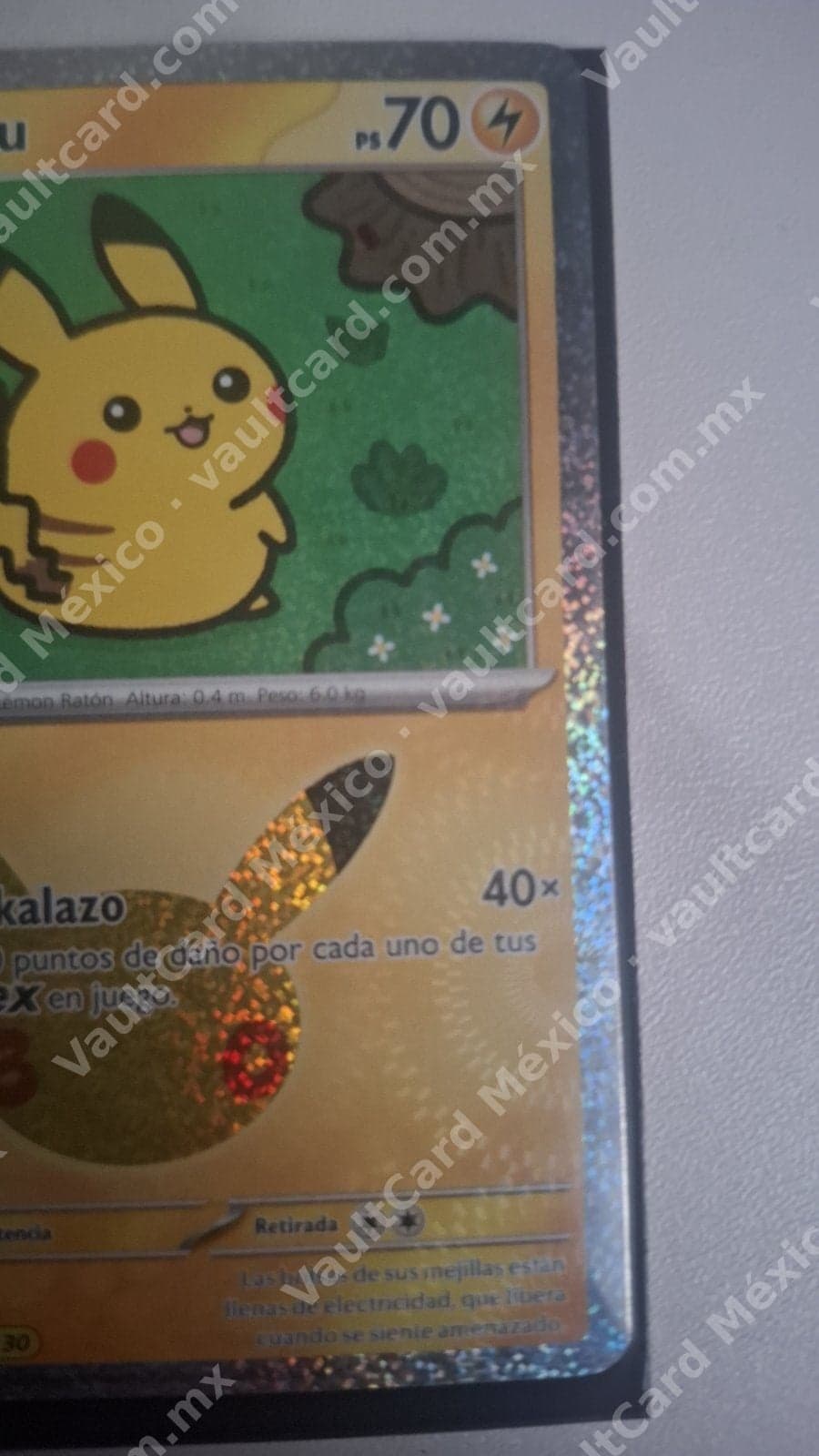 Pikachu Holo - Carta Pokémon en Español