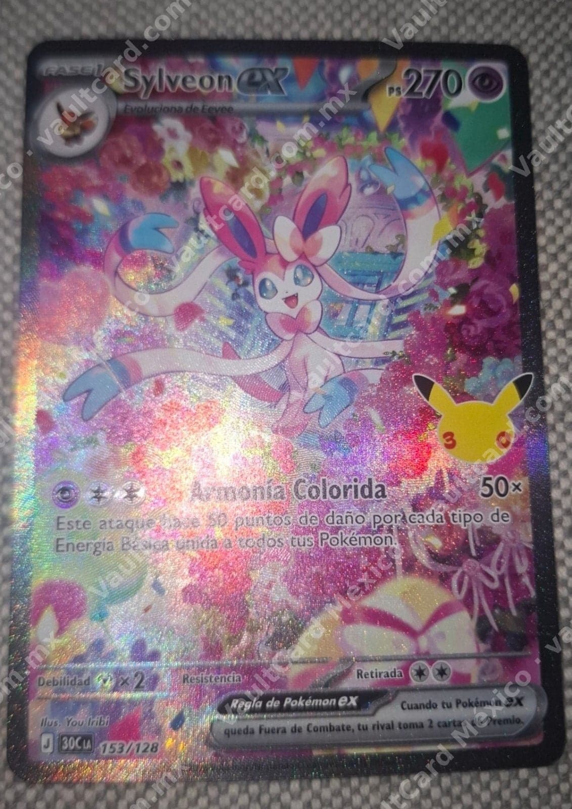 Sylveon ex 153/128 - (LA) Full Art Español