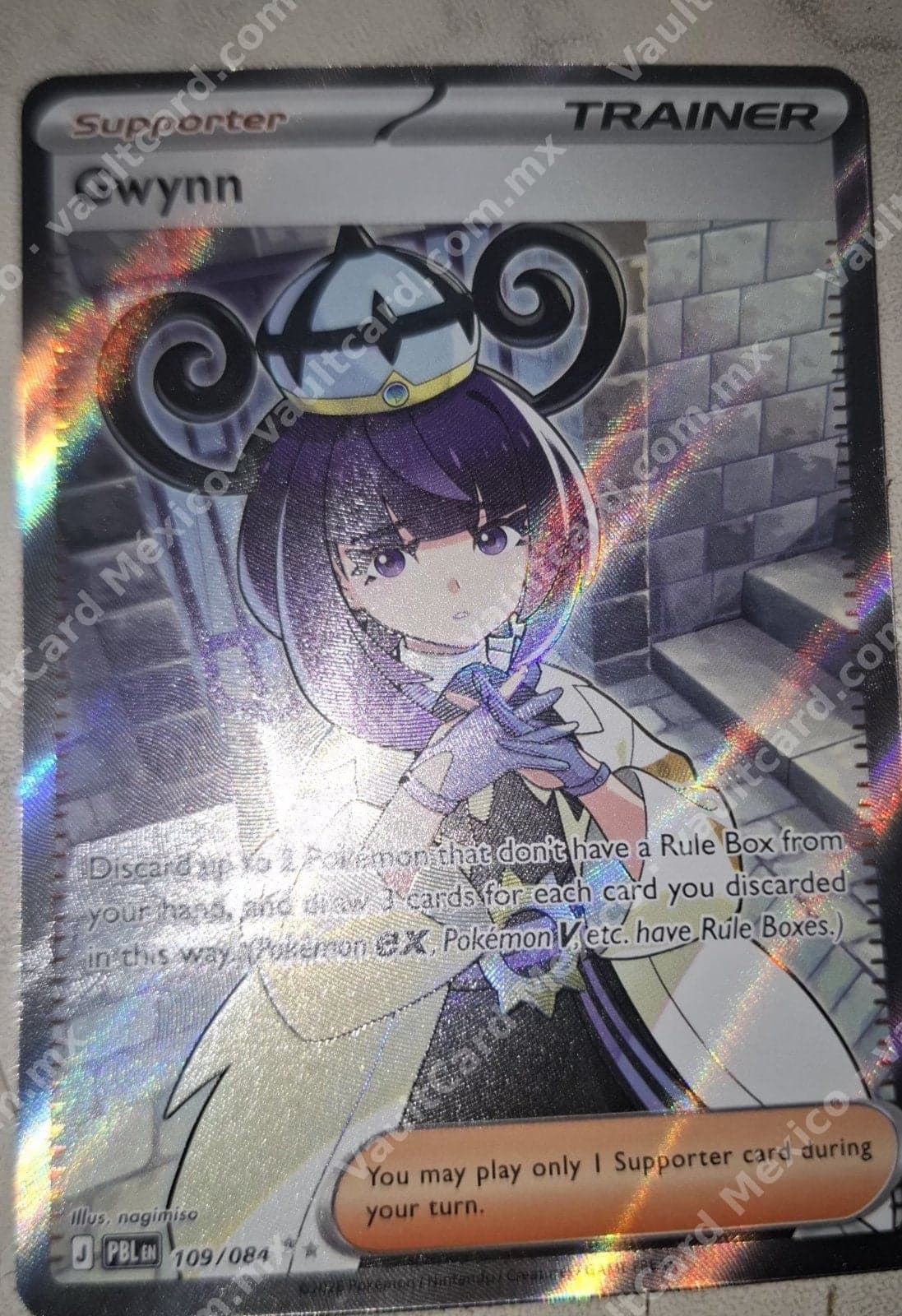 Gwynn 109/084 - (PBL) Inglés - Full Art Supporter