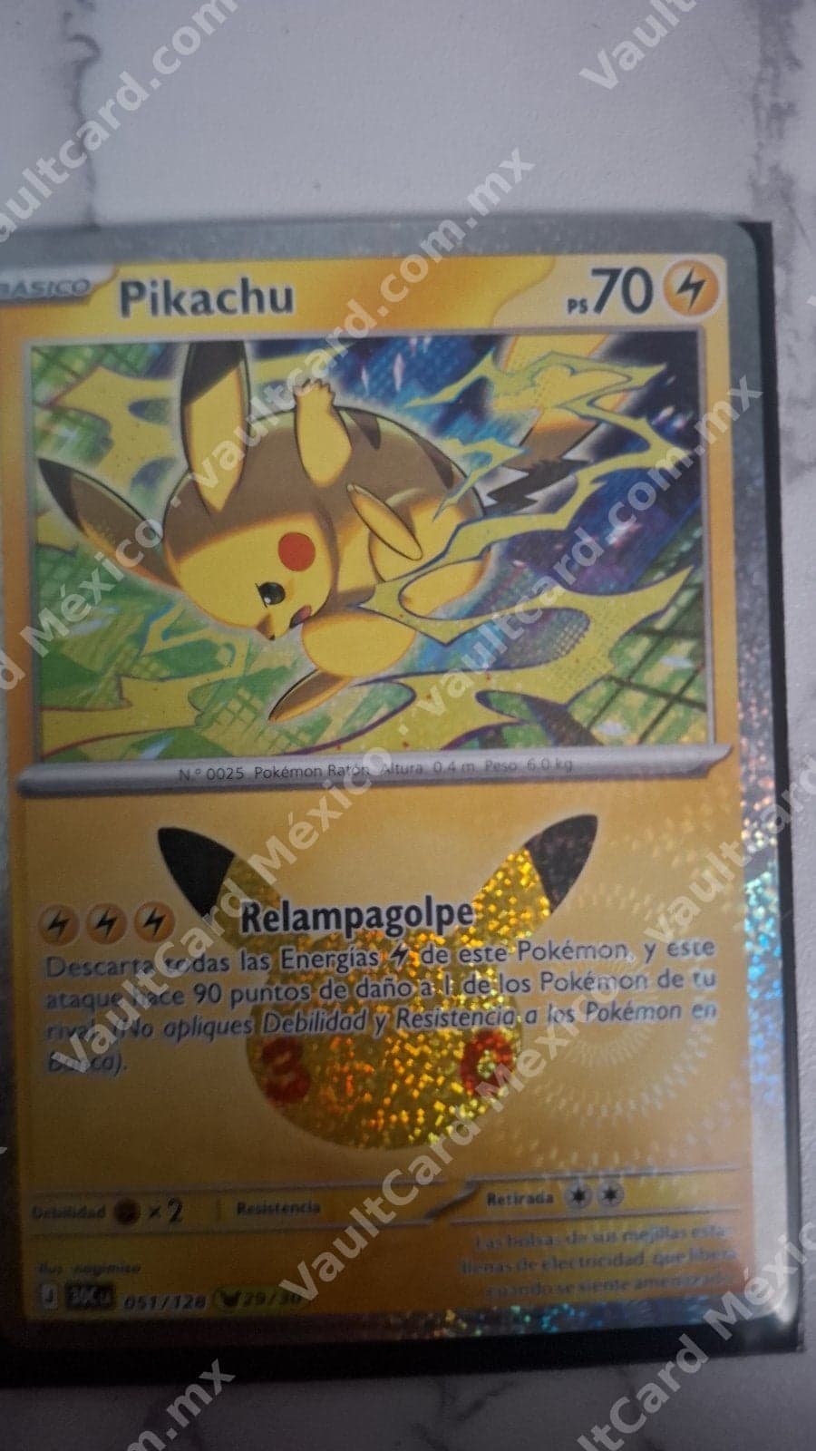 Pikachu 051/128 - (SFA) Español Holo