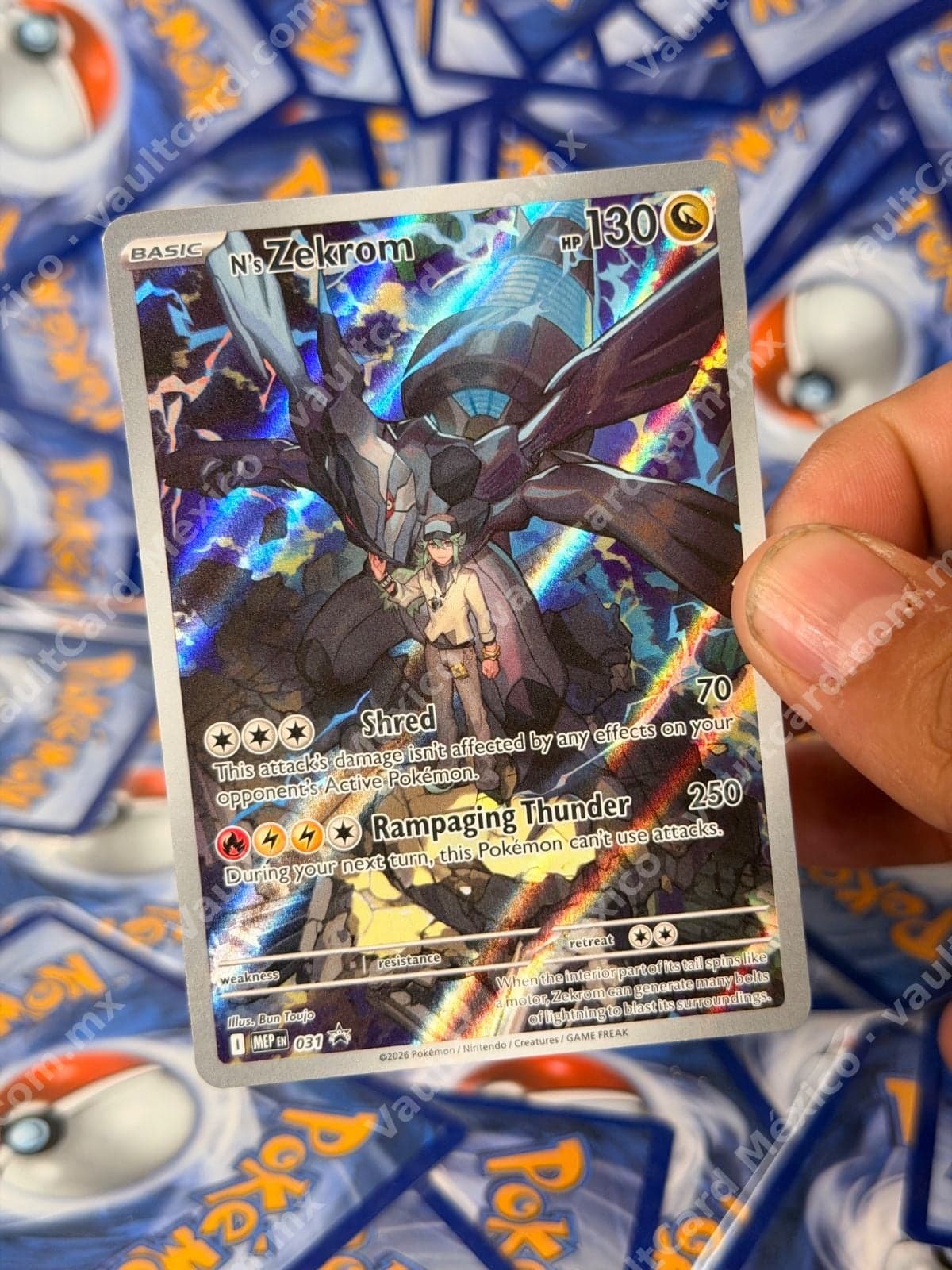 N's Zekrom 031 (MEP) - Carta Promo Holo Inglés