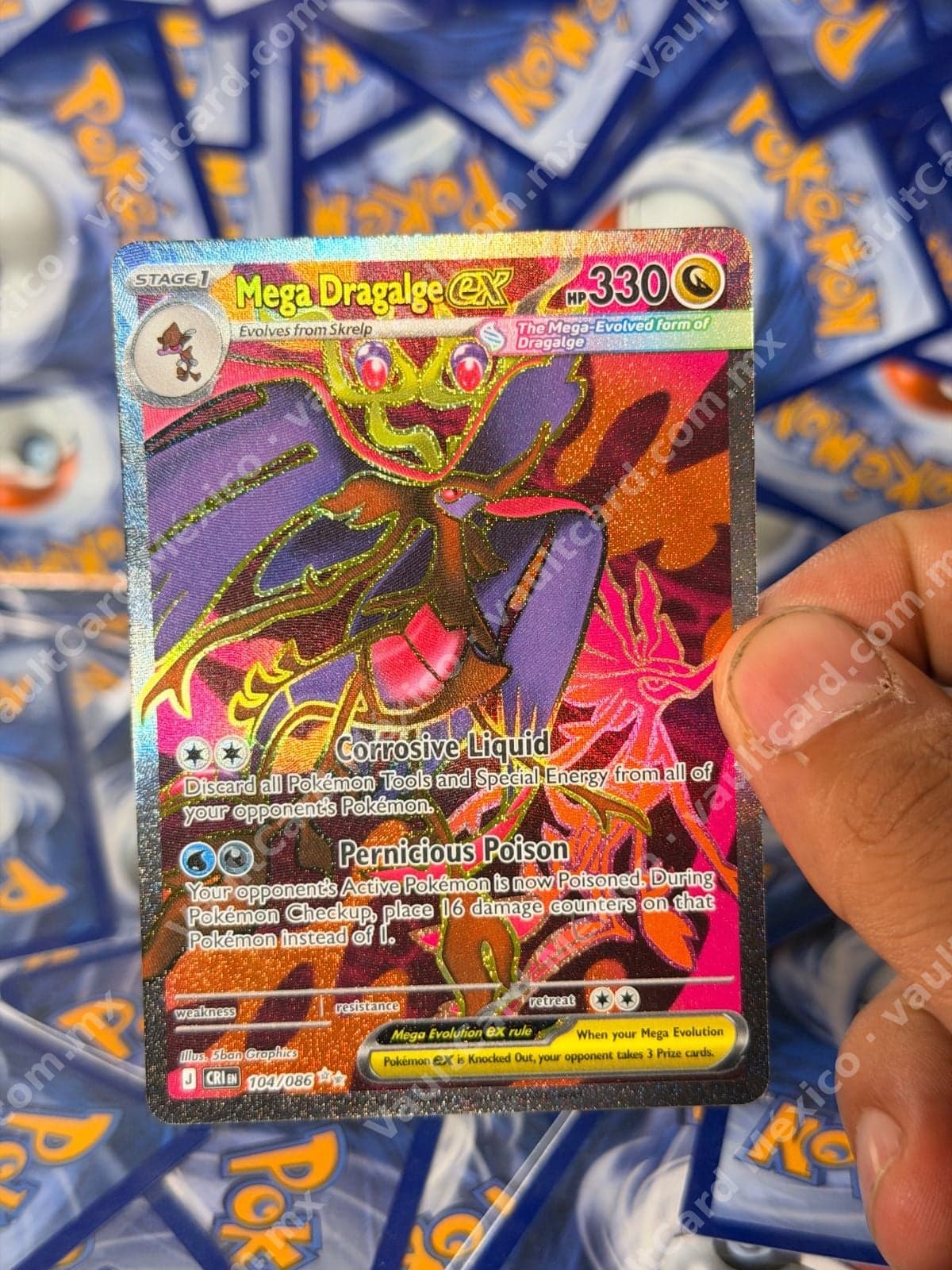 Mega Dragalge ex 104/086 - (CRI) Inglés - Special Illustration Rare