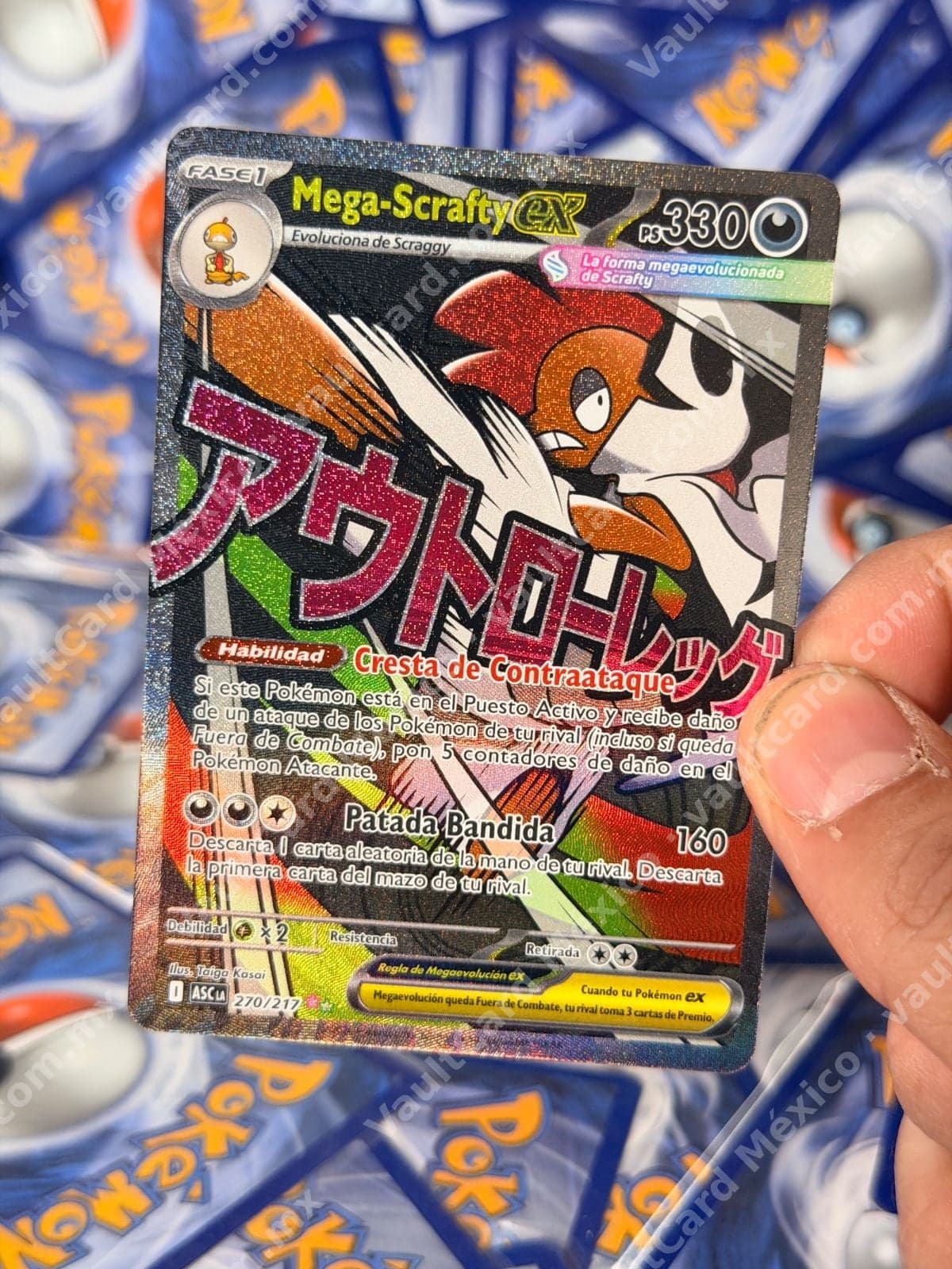 Mega-Scrafty ex 270/217 - (ASC) Español Full Art