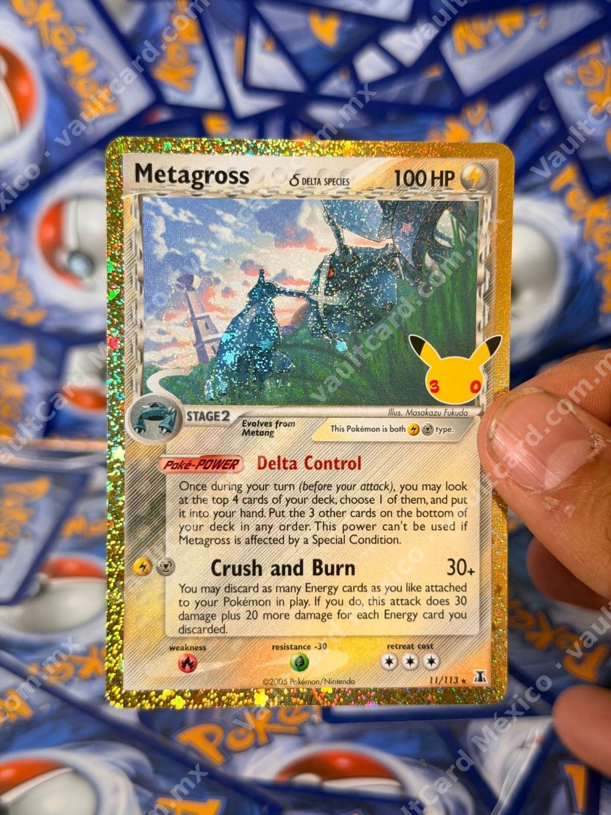 Metagross Delta Species 11/113 - EX Delta Species Inglés Holo