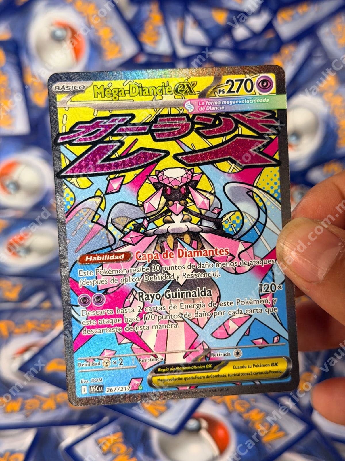 Mega-Diancie ex 267/217 - (ASC) Español Full Art