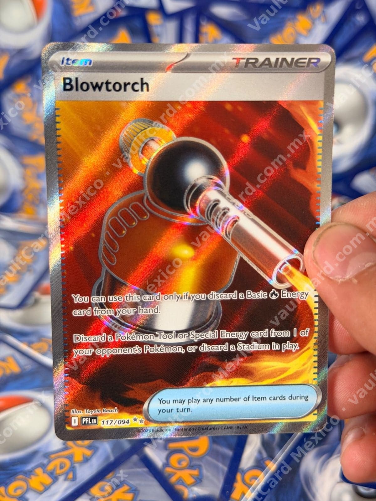 Blowtorch 117/094 - Temporal Forces (PFL) Inglés - Special Illustration Rare