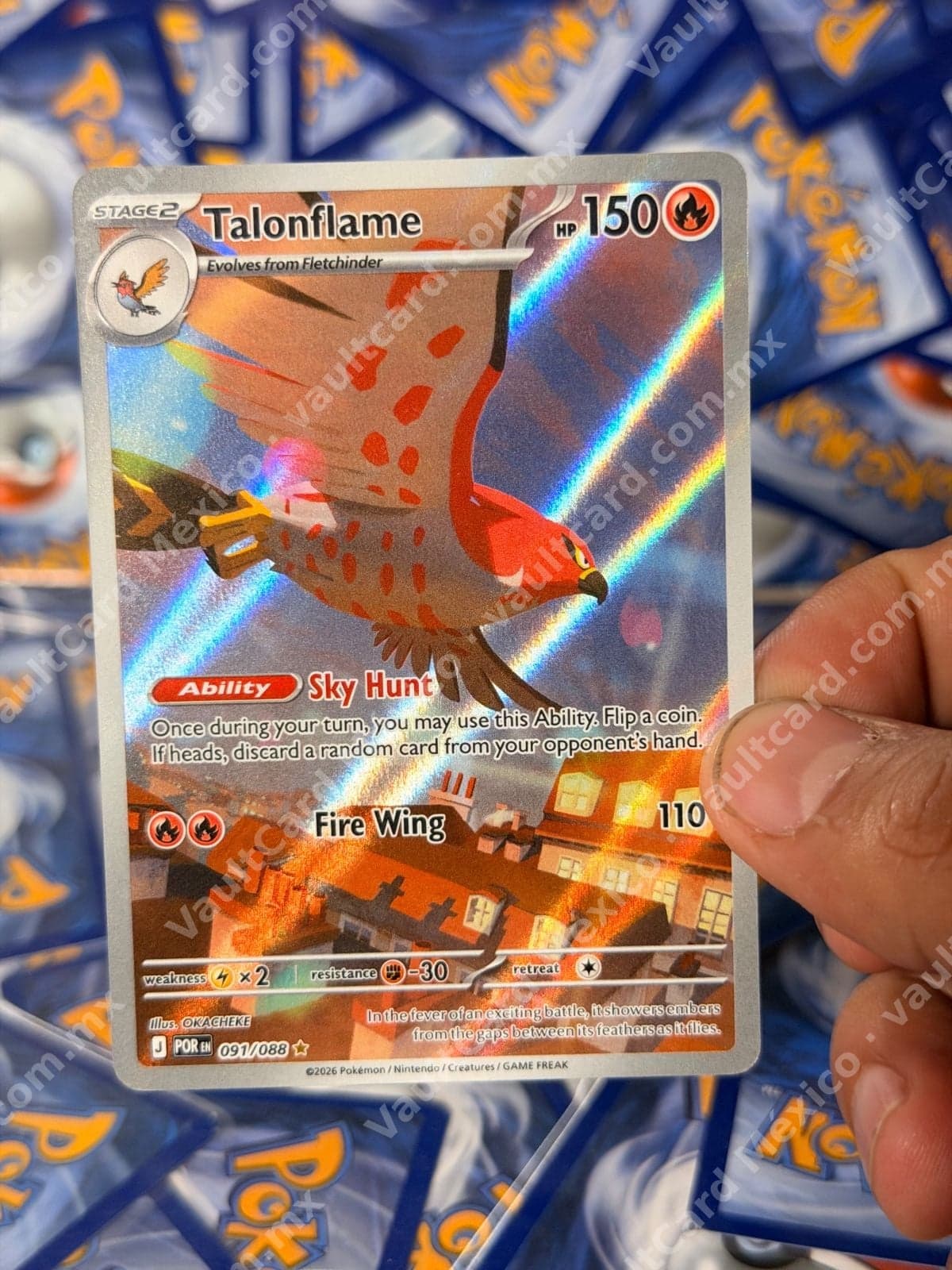 Talonflame 091/088 - (POR) Inglés - Illustration Rare