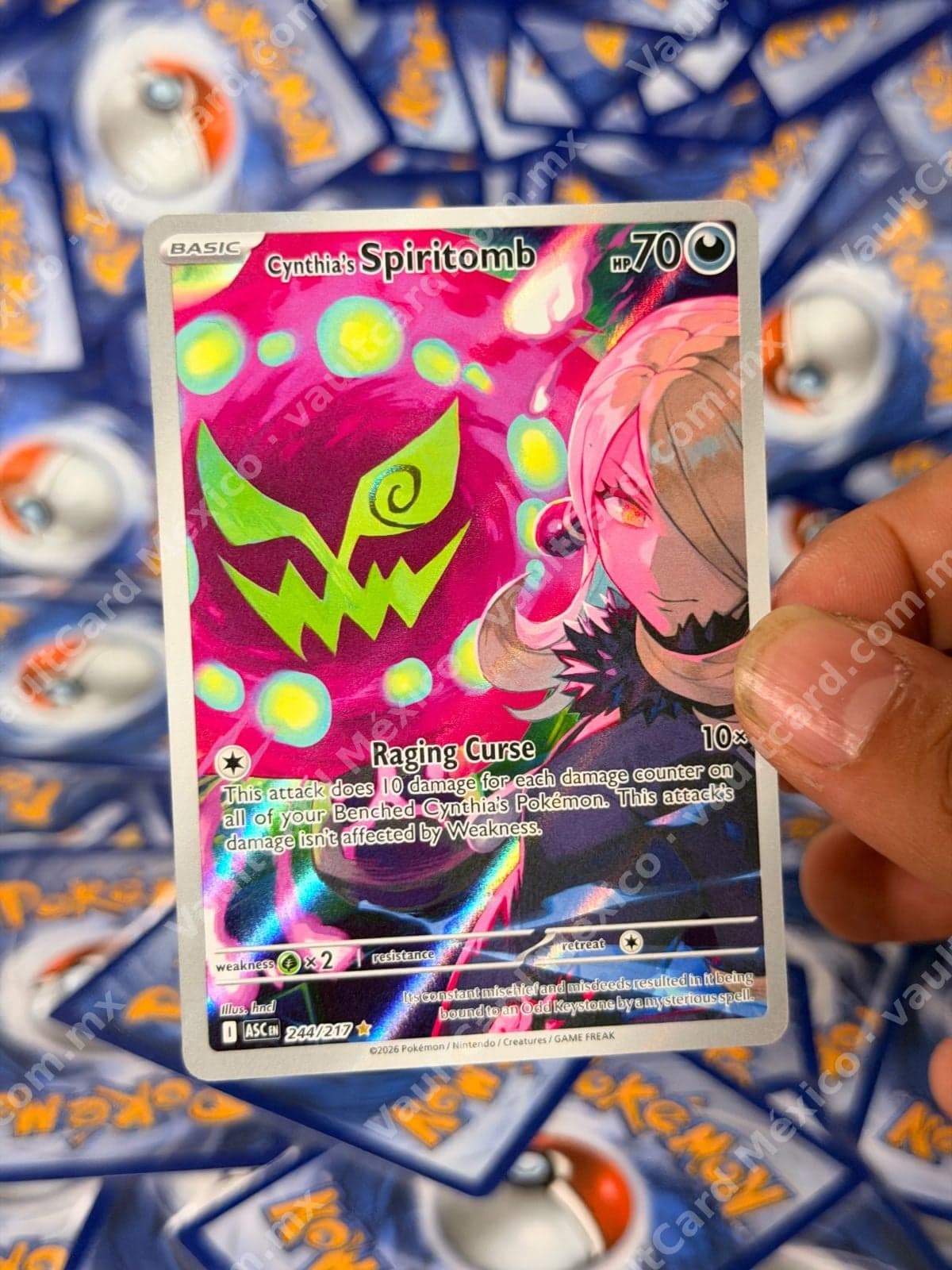 Cynthia's Spiritomb 244/217 - (ASC) Inglés - Illustration Rare