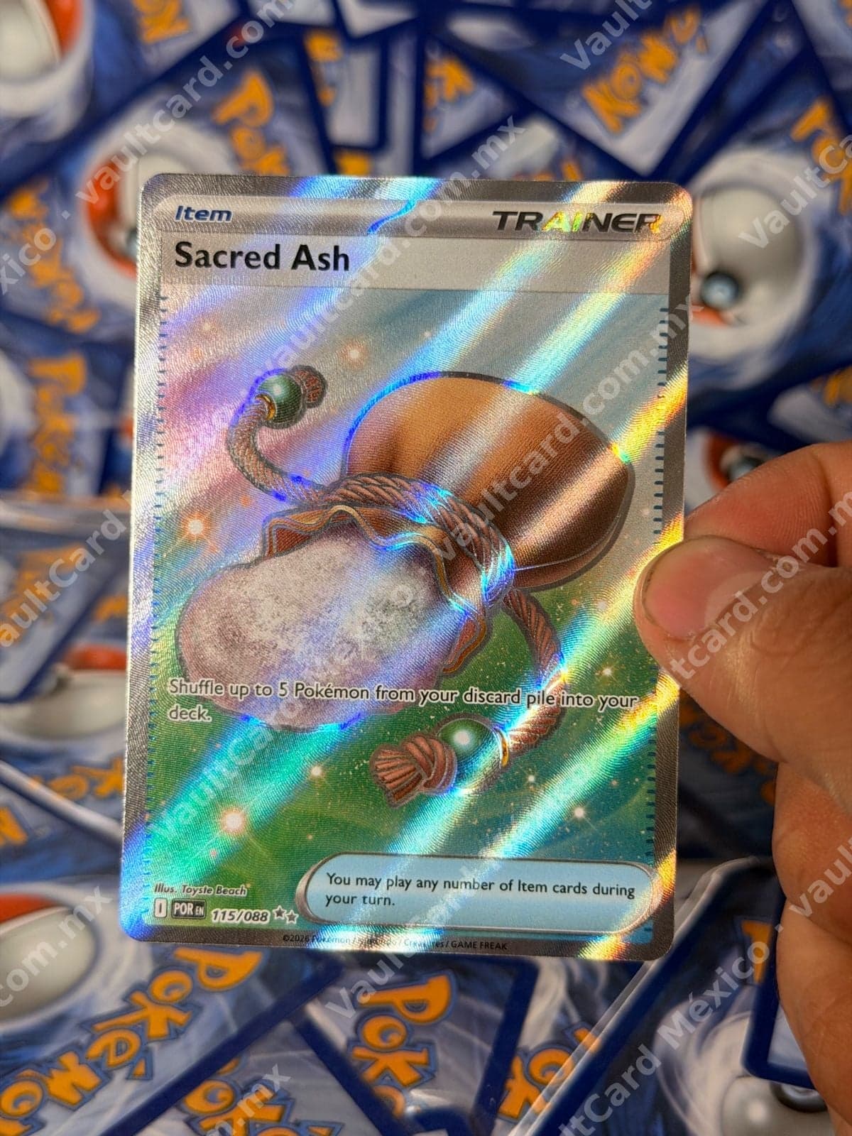 Sacred Ash 115/088 - (POR) Inglés - Full Art Trainer