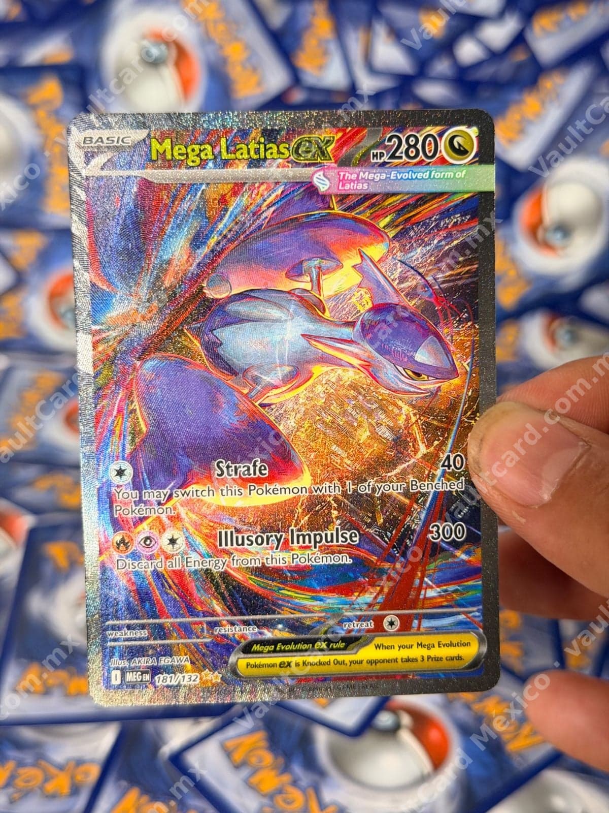 Mega Latias ex 181/132 - Full Art (MEG) Inglés