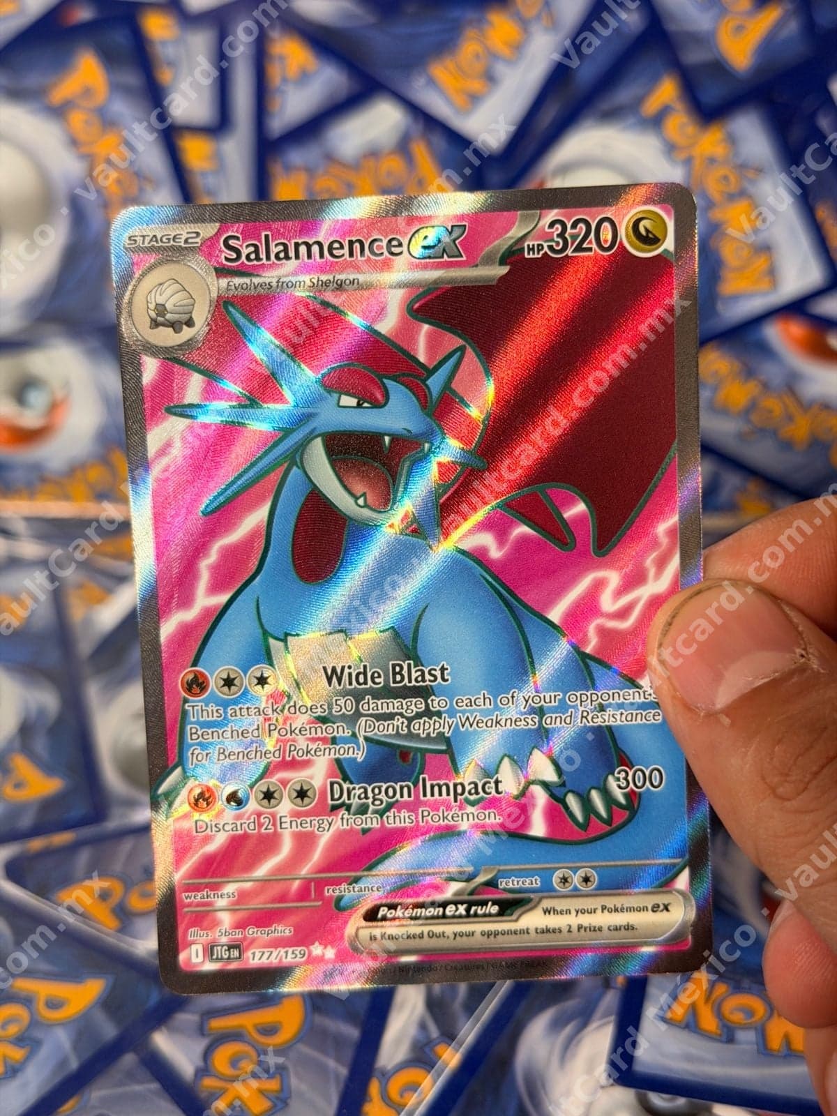 Salamence ex 177/159 - (JTG) Inglés Special Illustration Rare