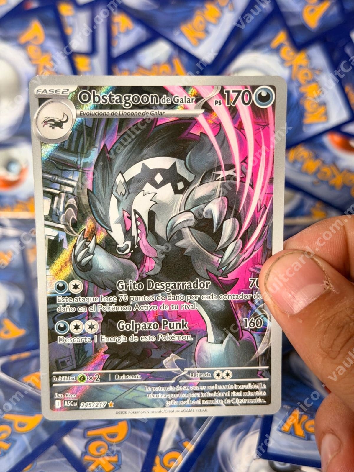 Obstagoon de Galar 245/217 - (ASC) Español Full Art