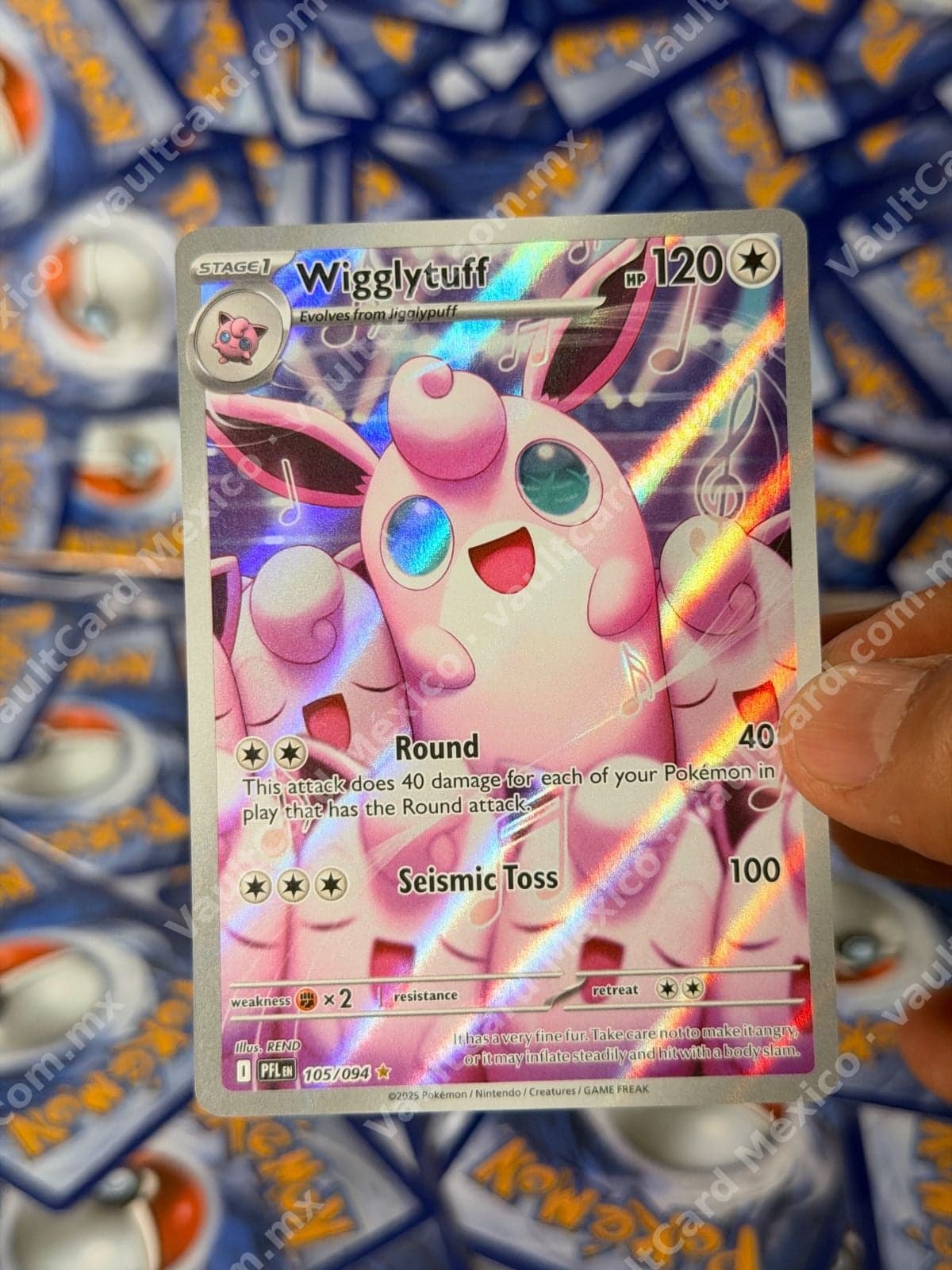 Wigglytuff 105/094 - PFL Inglés - Illustration Rare