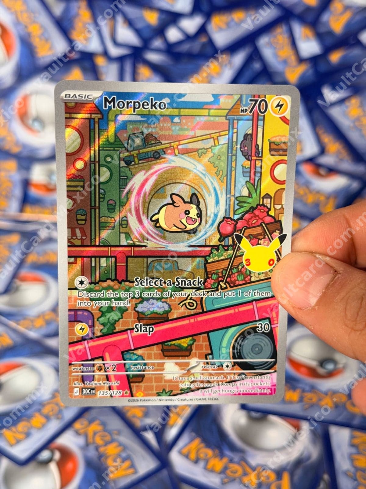 Morpeko 135/128 - Illustration Rare (30C) Inglés