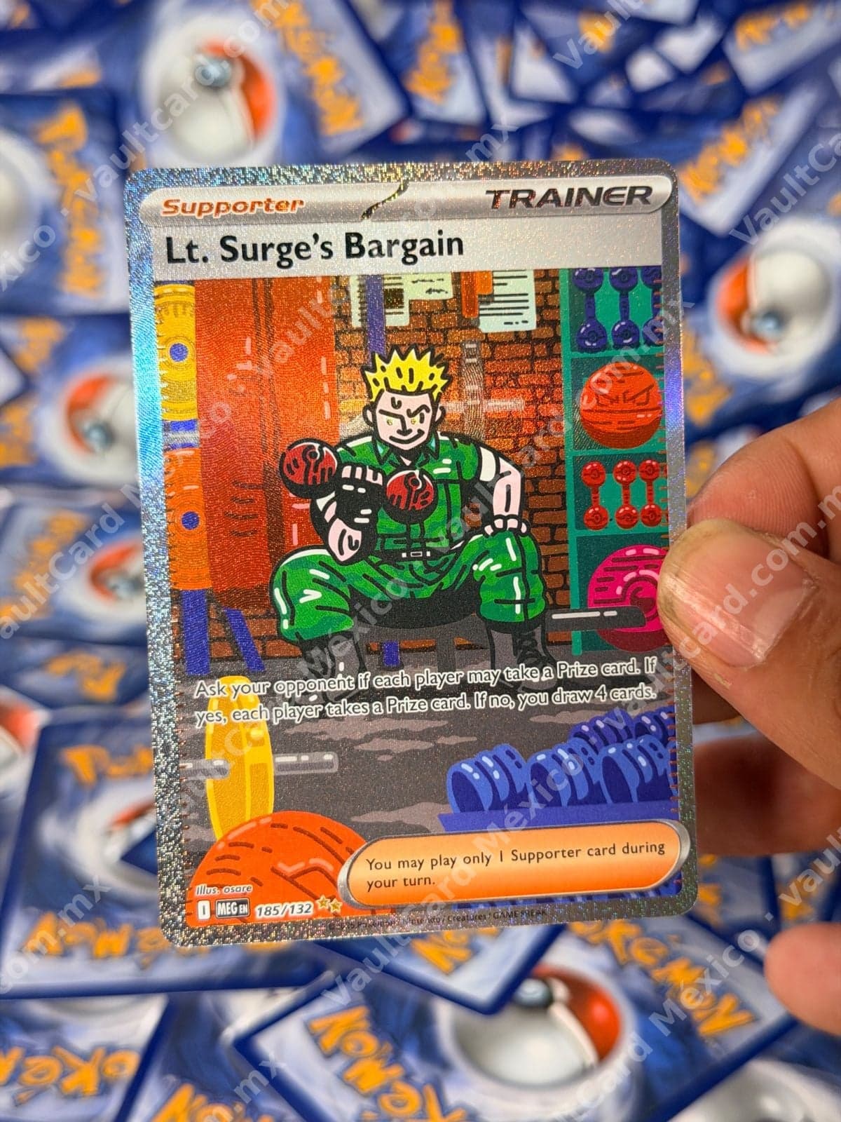 Lt. Surge's Bargain 185/132 - (MEG) Inglés - Special Illustration Rare