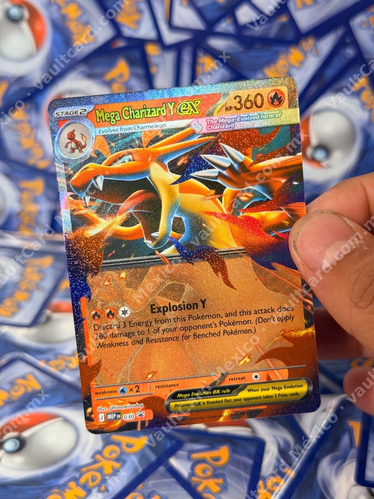 Mega Charizard Y ex 030 - Promo (MEP) Inglés