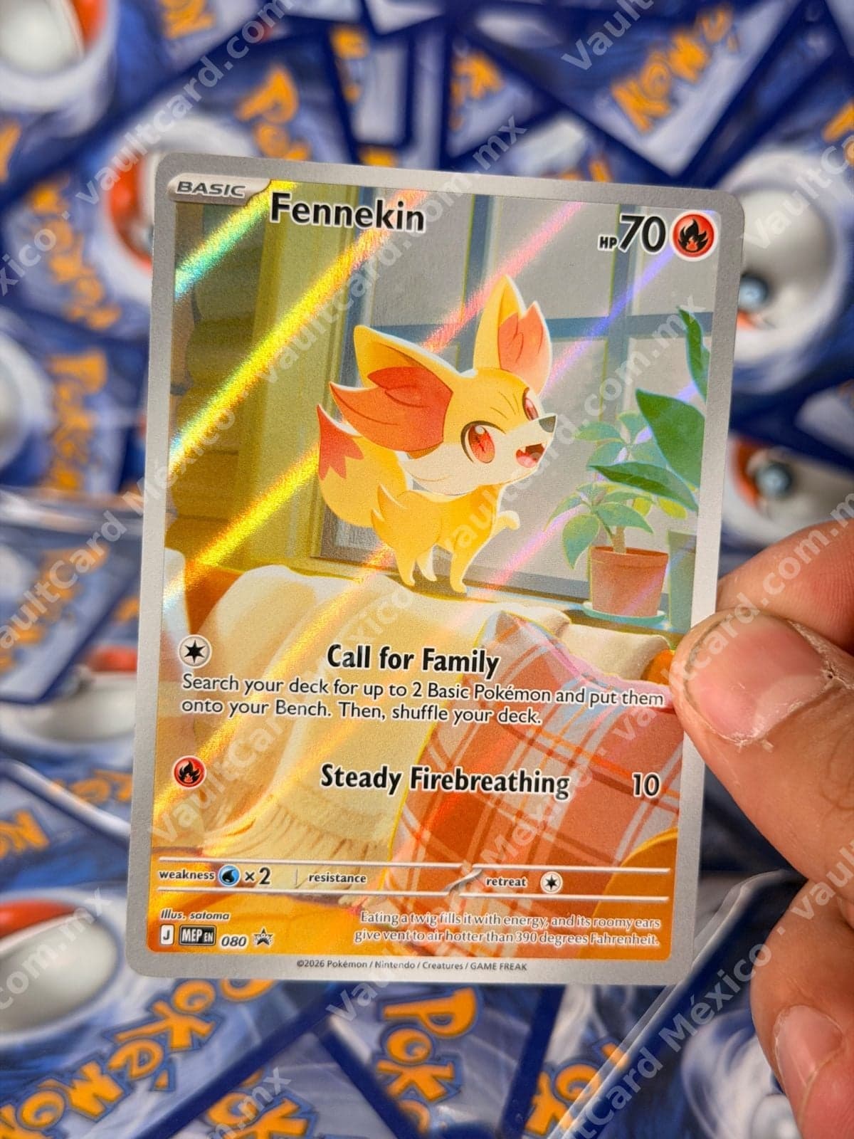 Fennekin 080 - Promo (MEP) Inglés