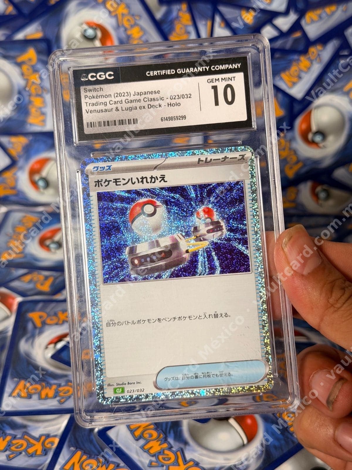 Switch 023/032 CGC 10 Gem Mint - Classic (CLF) Japonés Holo
