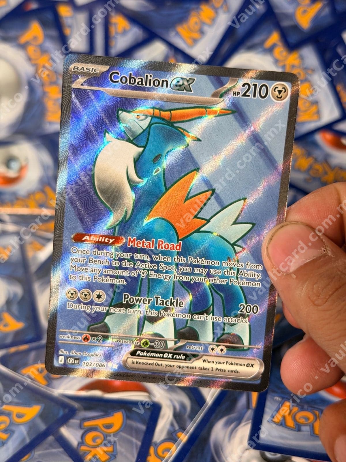 Cobalion ex 103/086 Full Art - (CRI) Inglés
