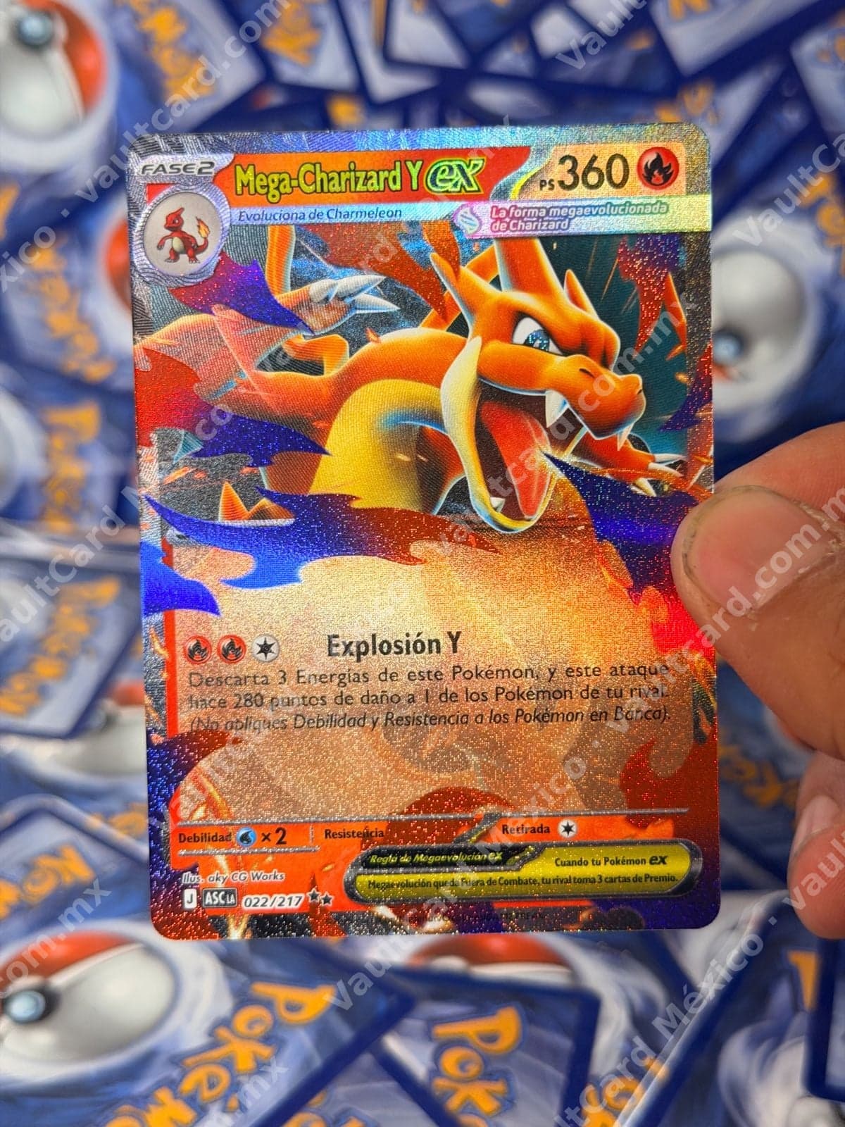 Mega-Charizard Y ex 022/217 (ASC) Español