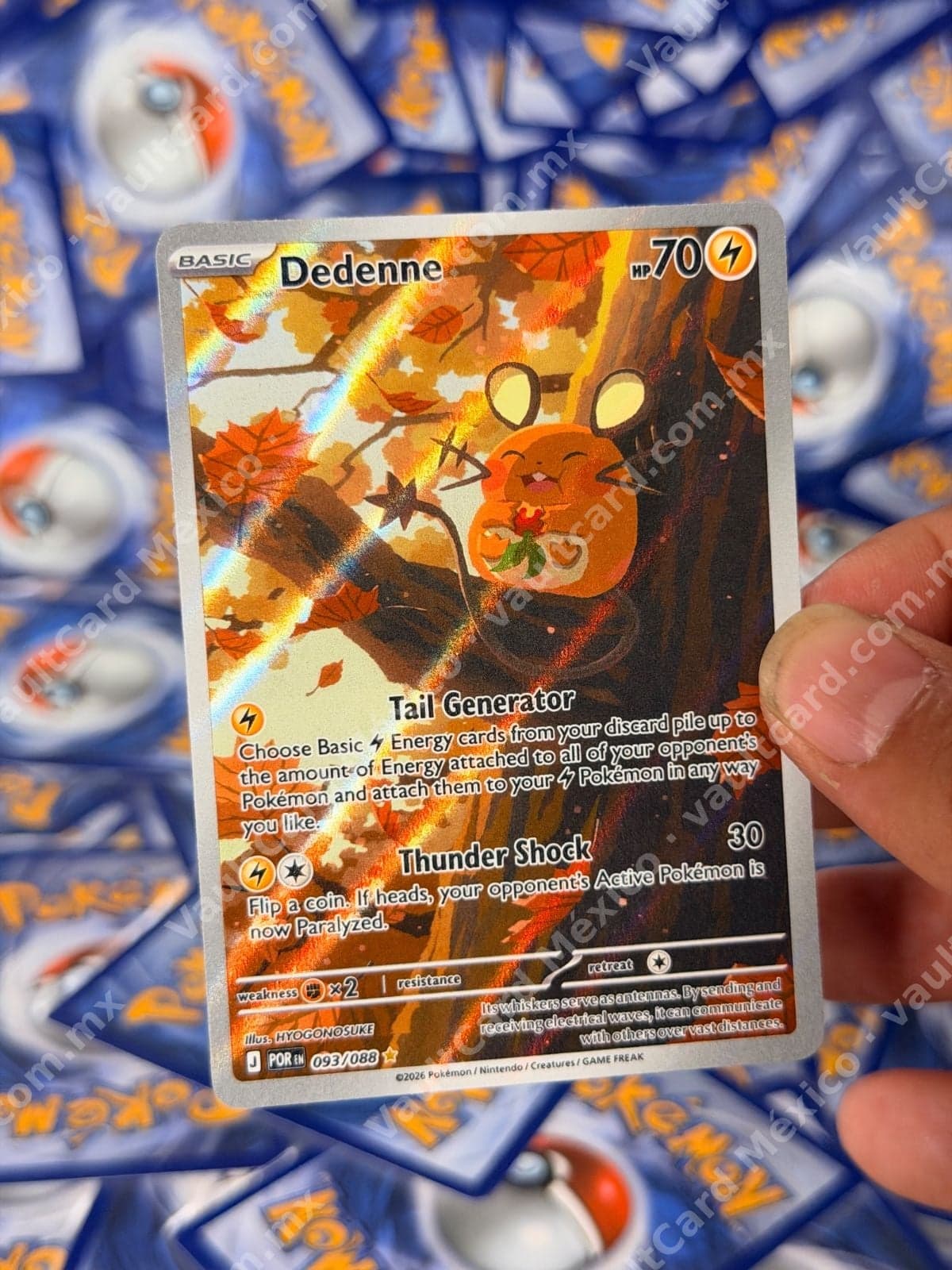 Dedenne 093/088 - (POR) Illustration Rare Inglés