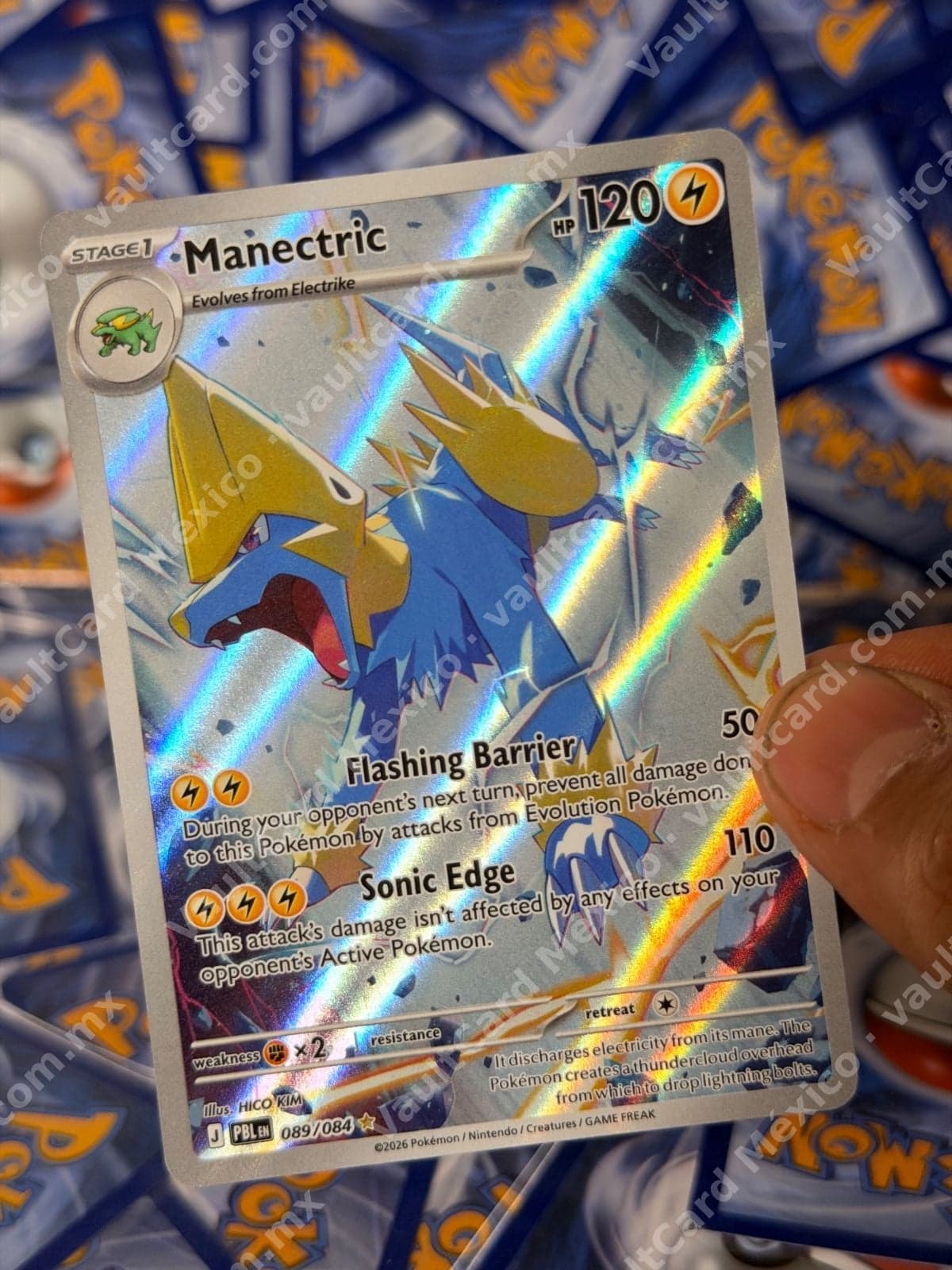 Manectric 089/084 - (PBL) Inglés - Illustration Rare