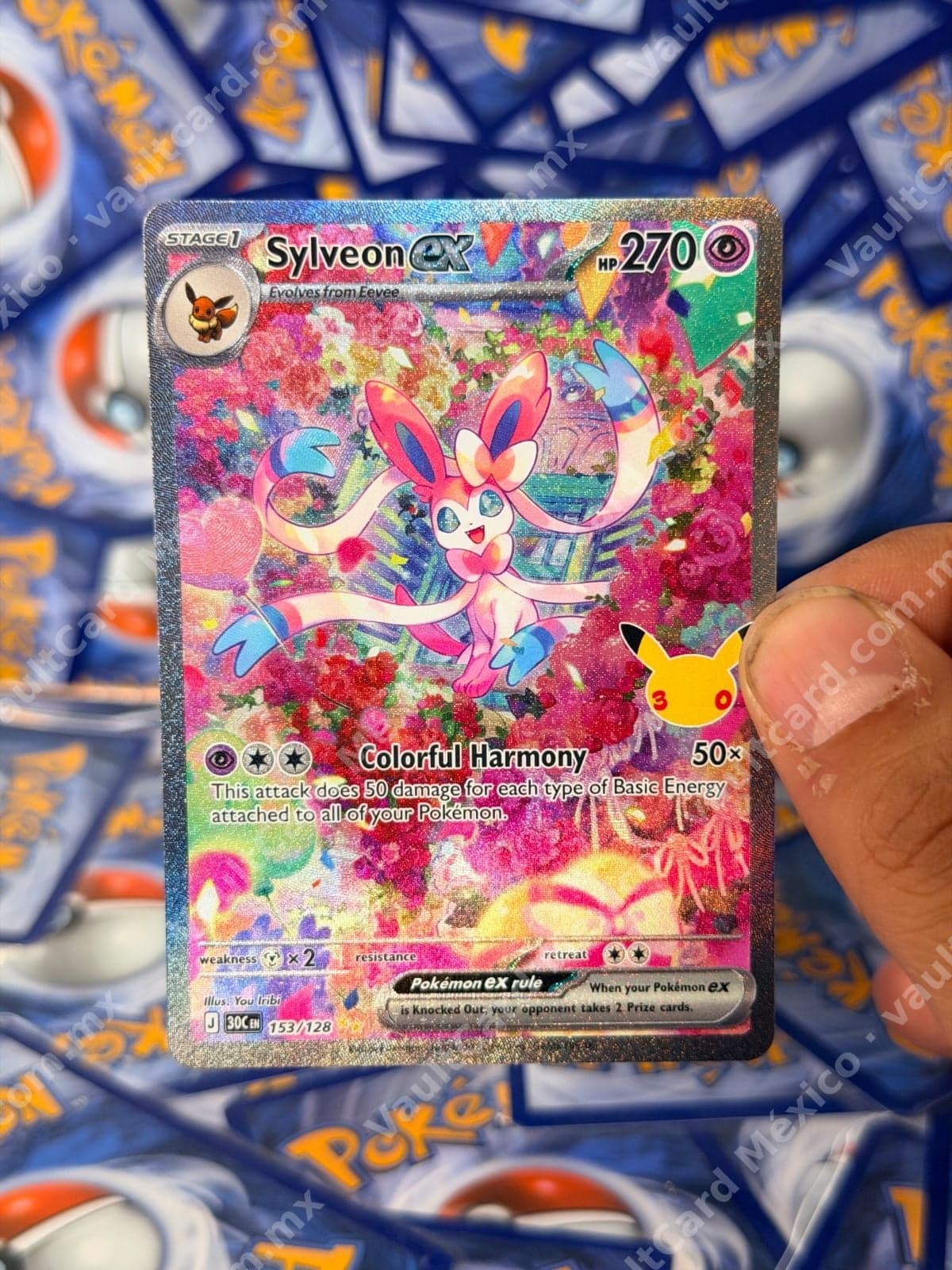Sylveon ex 153/128 - Special Illustration Rare (30C) Inglés