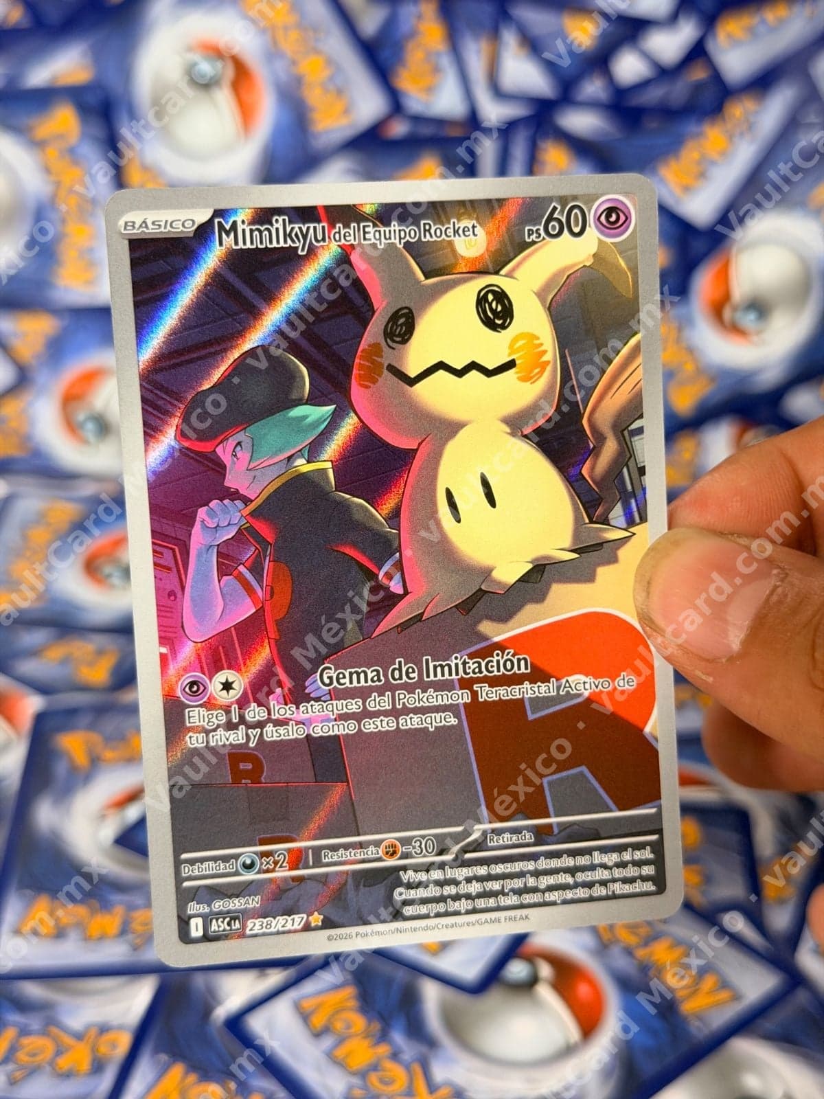 Mimikyu del Equipo Rocket 238/217 - (ASC) Español