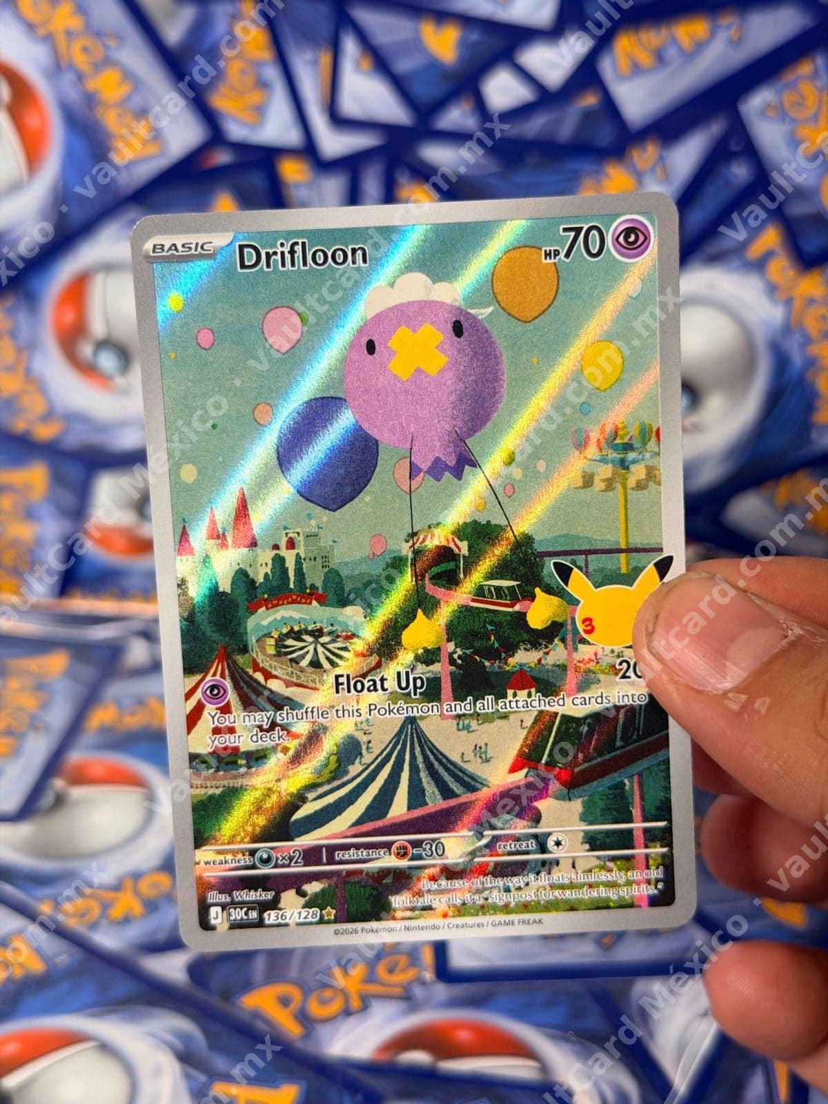Drifloon 136/128 (30C) Inglés - Illustration Rare