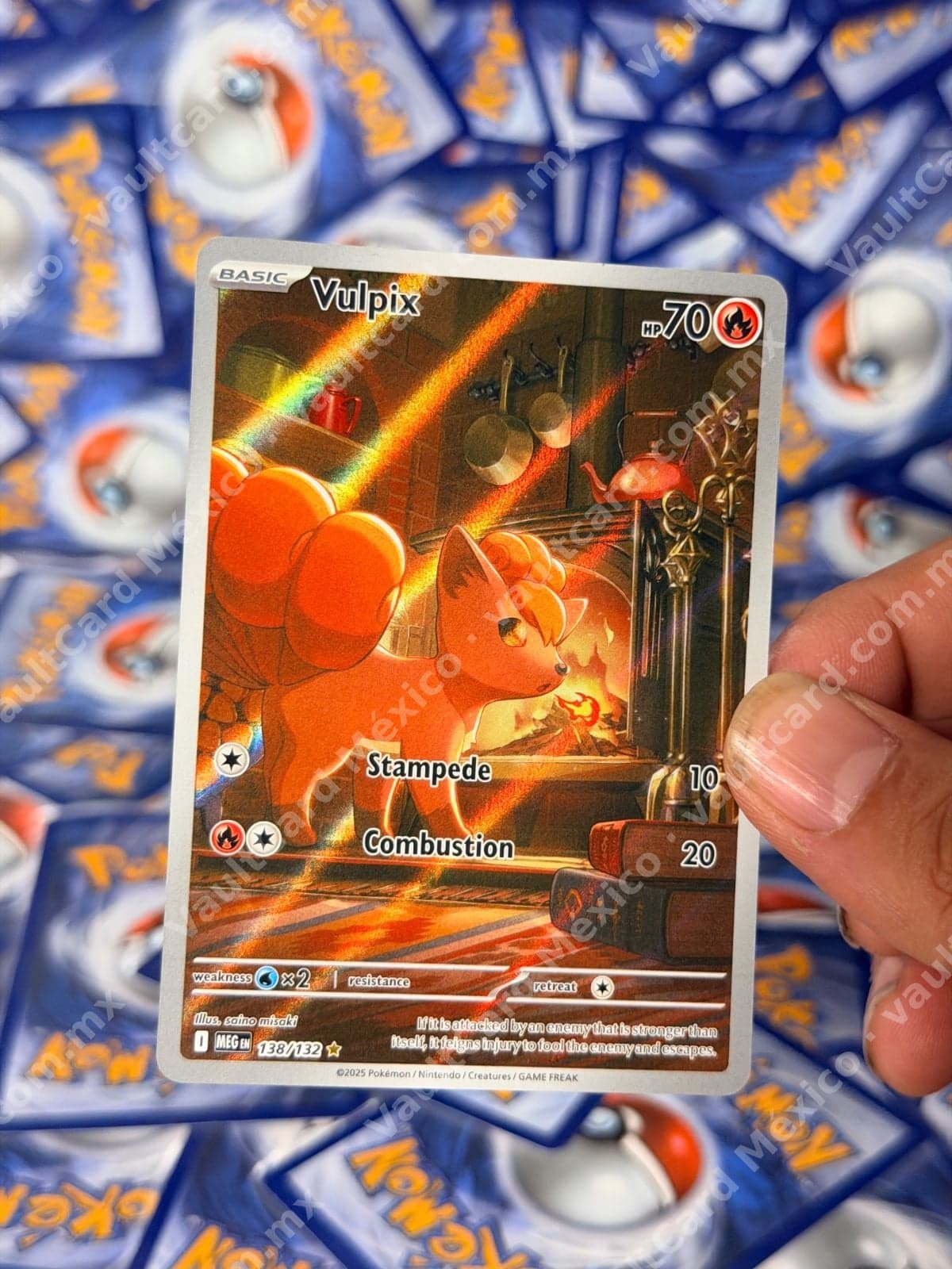 Vulpix 138/132 - Illustration Rare (MEG) Inglés