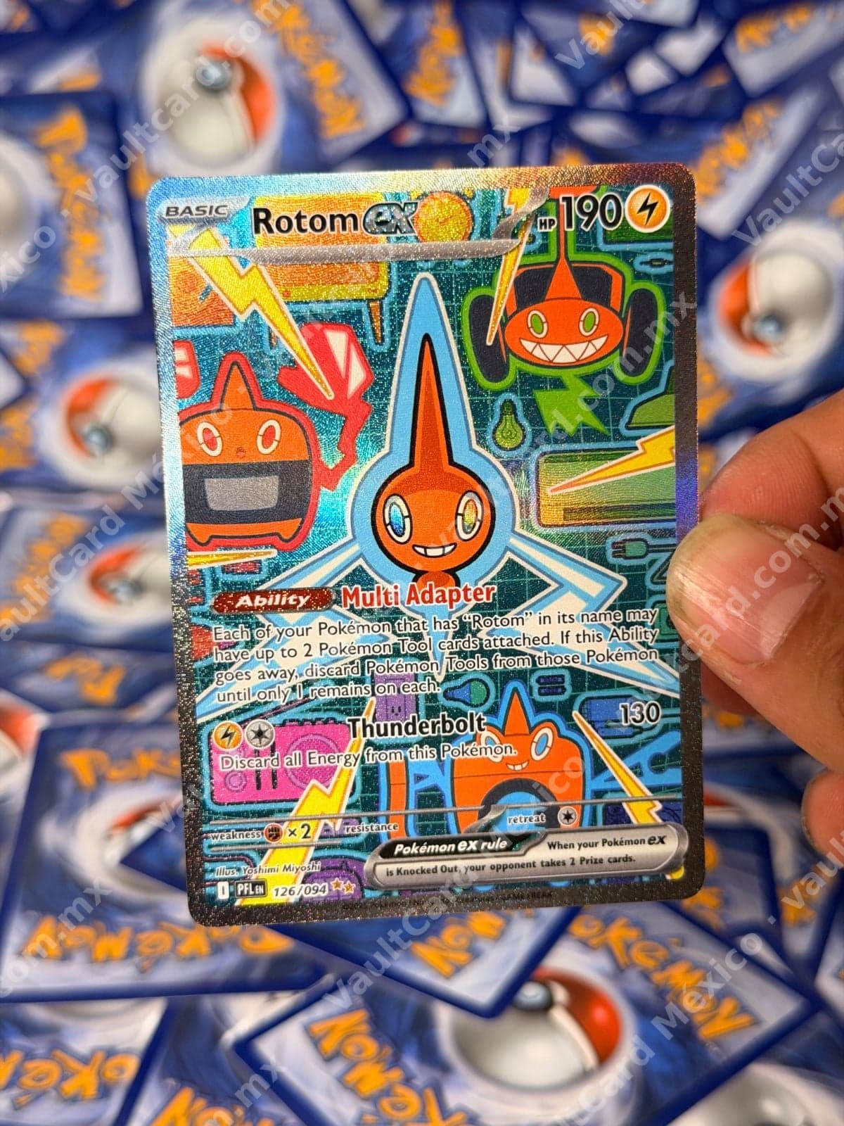 Rotom ex 126/094 - Paradox Rift (PAR) Inglés - Special Illustration Rare