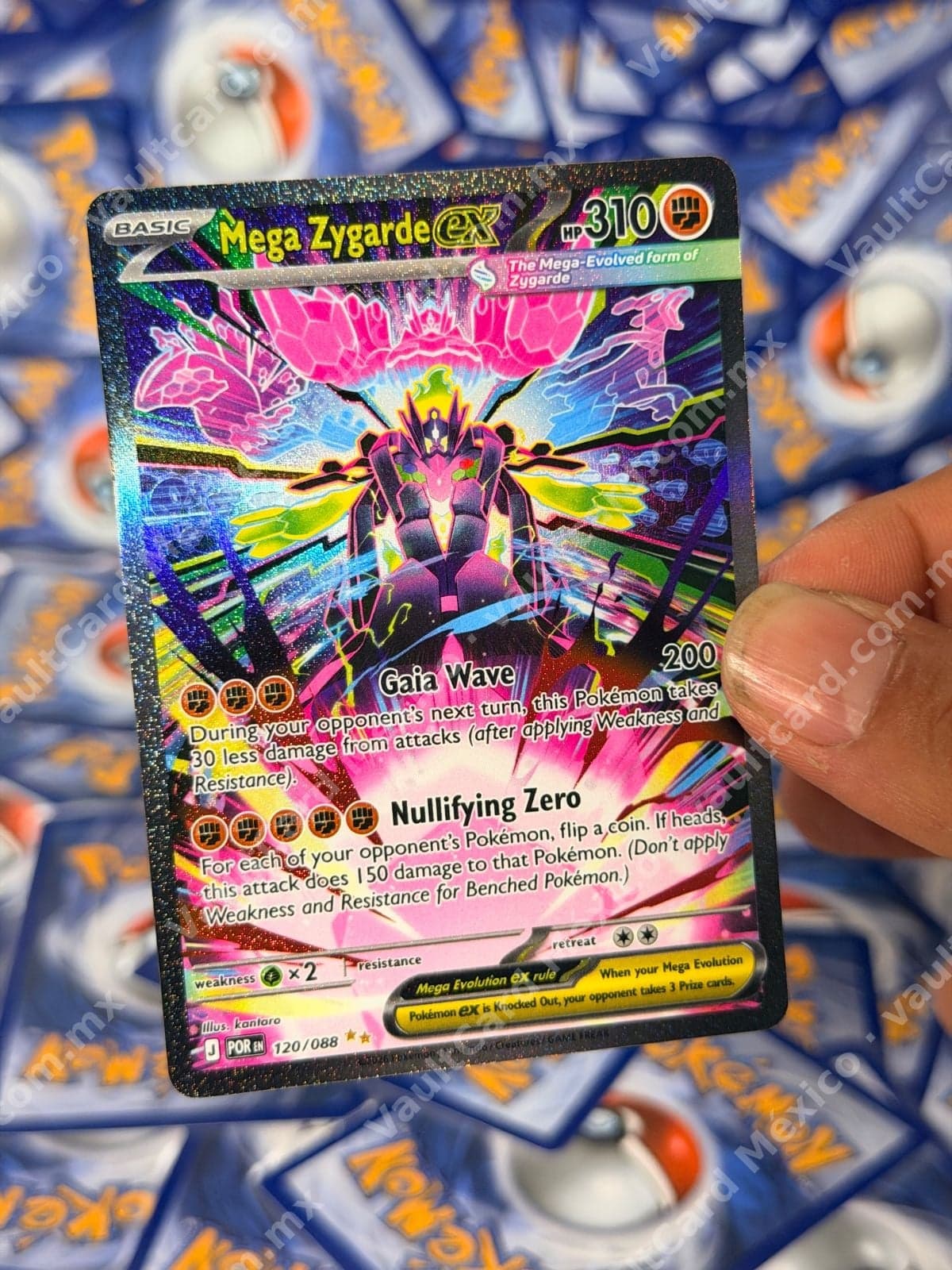 Mega Zygarde ex 120/088 - Full Art (POR) Inglés