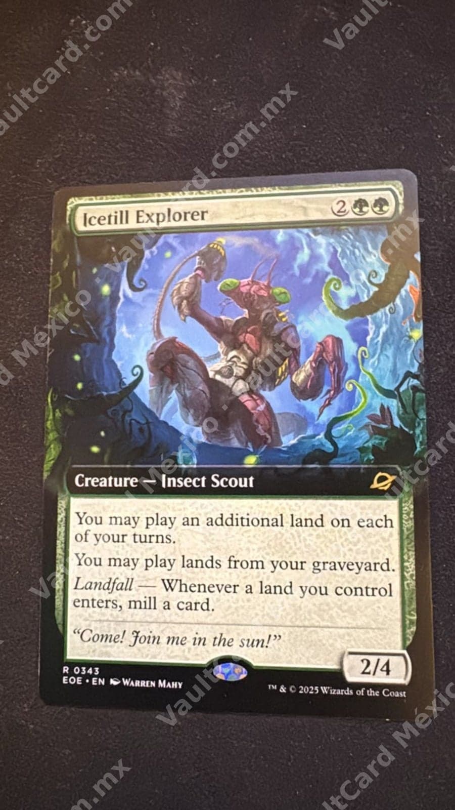 Icetill Explorer #0343 - Edge of Eternities (EOE) - Inglés - Extended Art Rare