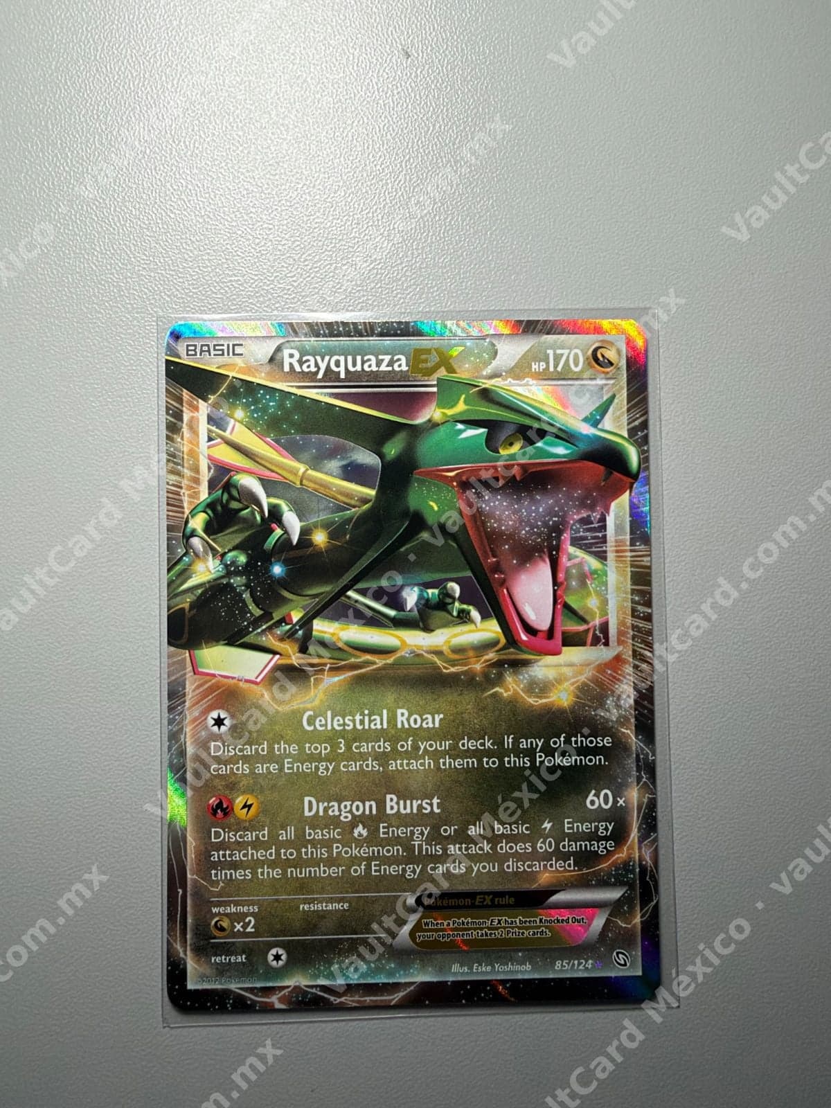 Rayquaza EX 85/124 - Dragons Exalted Inglés