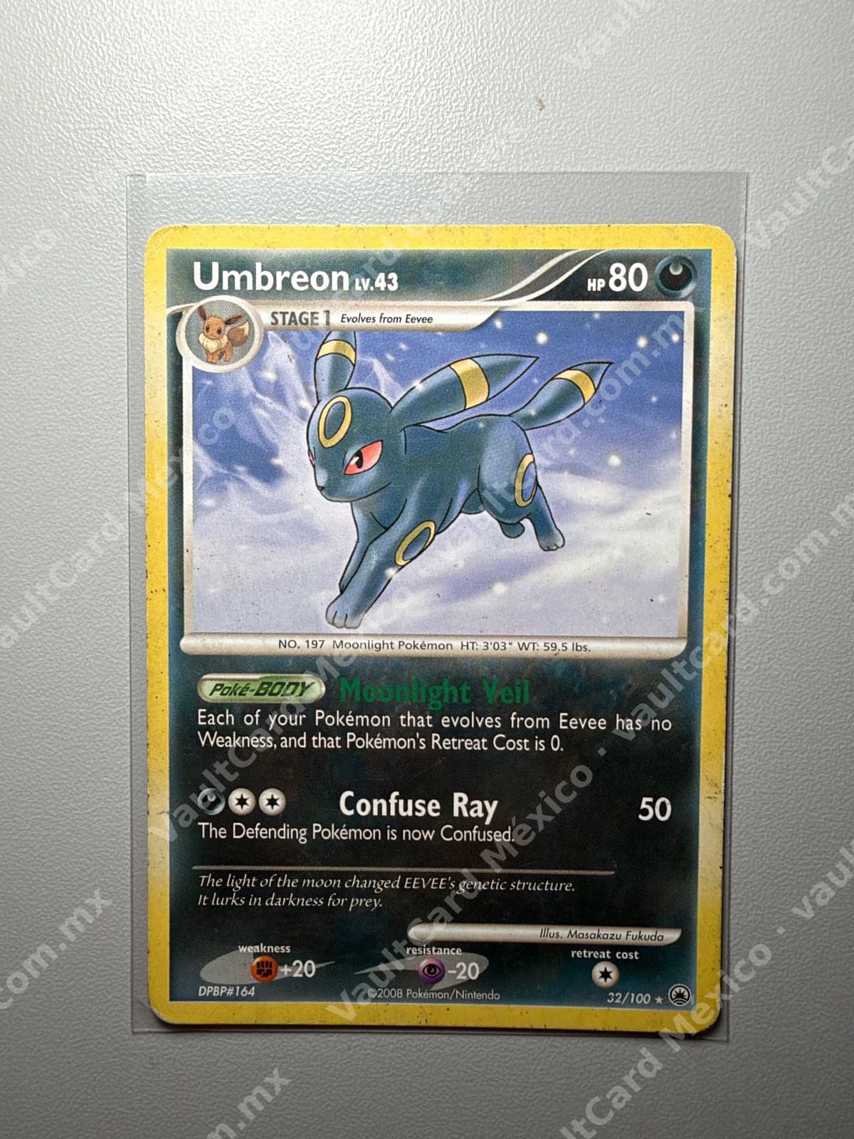 Umbreon Lv.43 32/100 - Majestic Dawn Inglés