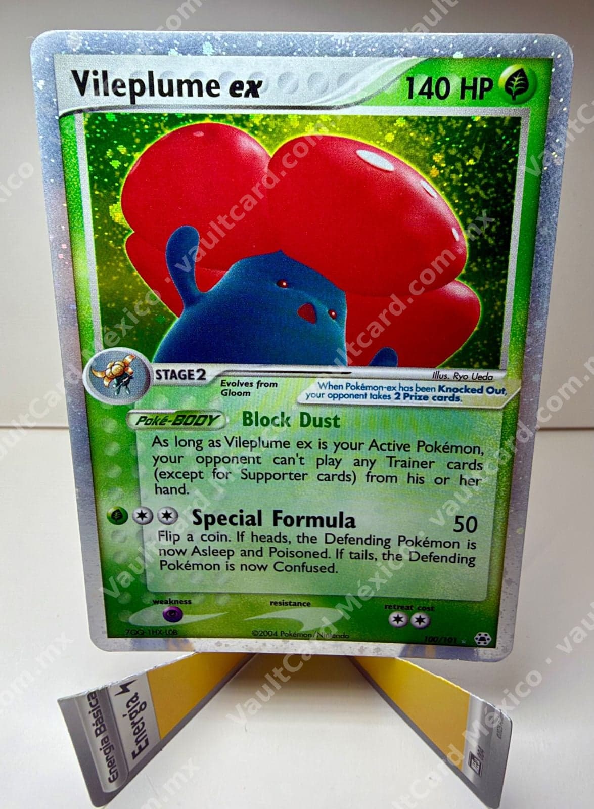 Vileplume ex 100/101 - EX Hidden Legends Inglés