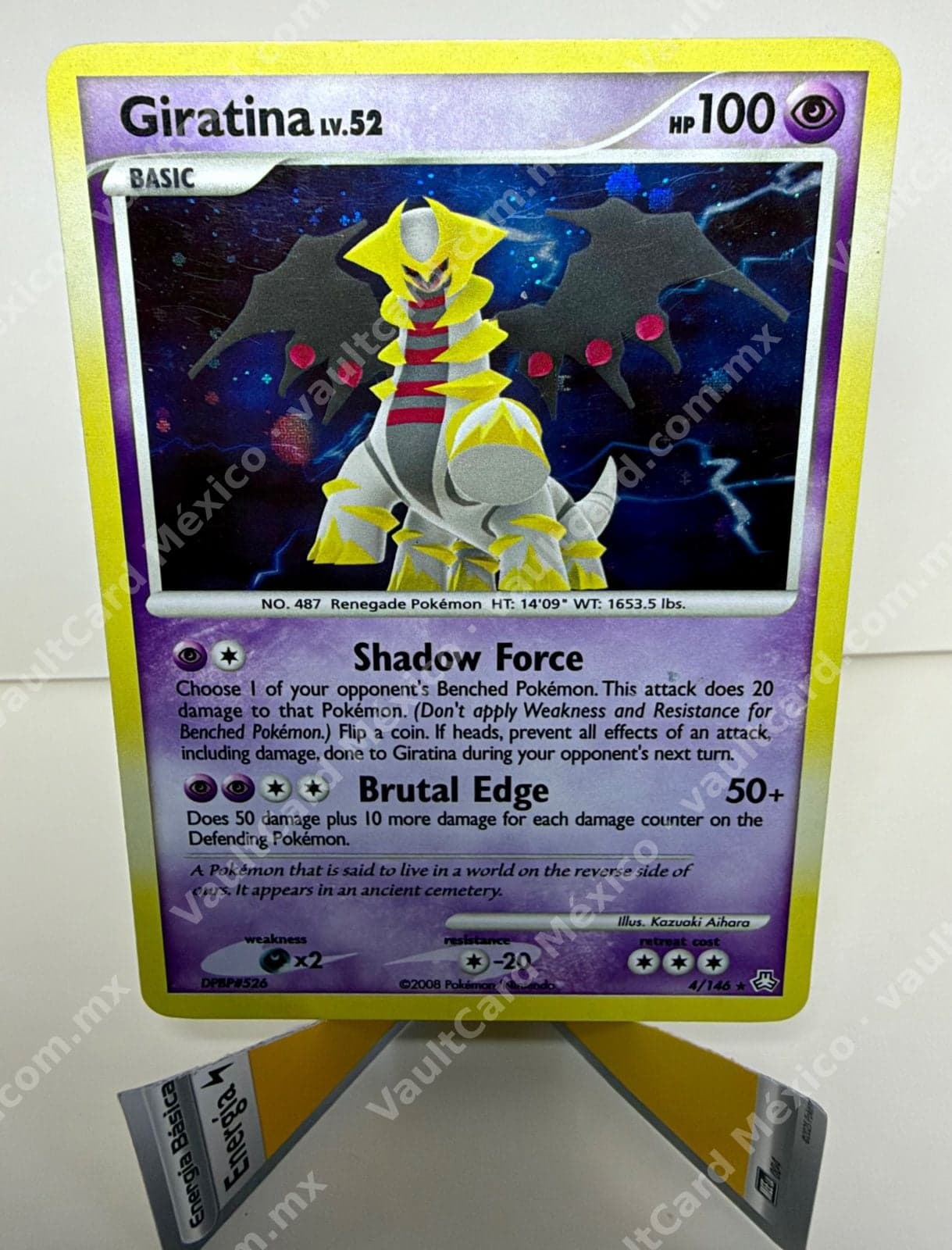 Giratina Lv.52 4/146 - Legends Awakened Inglés Holo