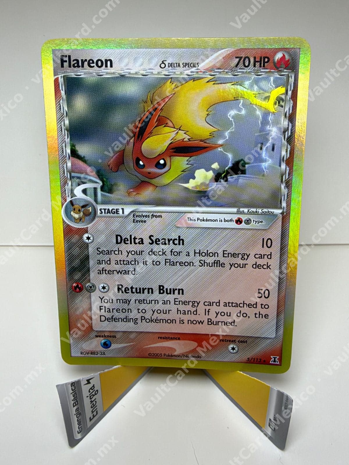 Flareon δ Delta Species 5/113 - EX Delta Species Inglés Holo