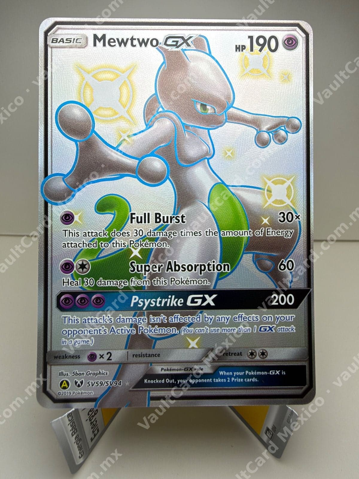 Mewtwo GX SV59/SV94 - Shiny Vault (SV) Inglés