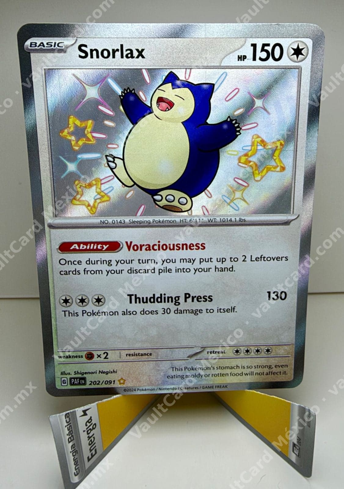 Snorlax 202/091 - PAF Inglés (Shiny)