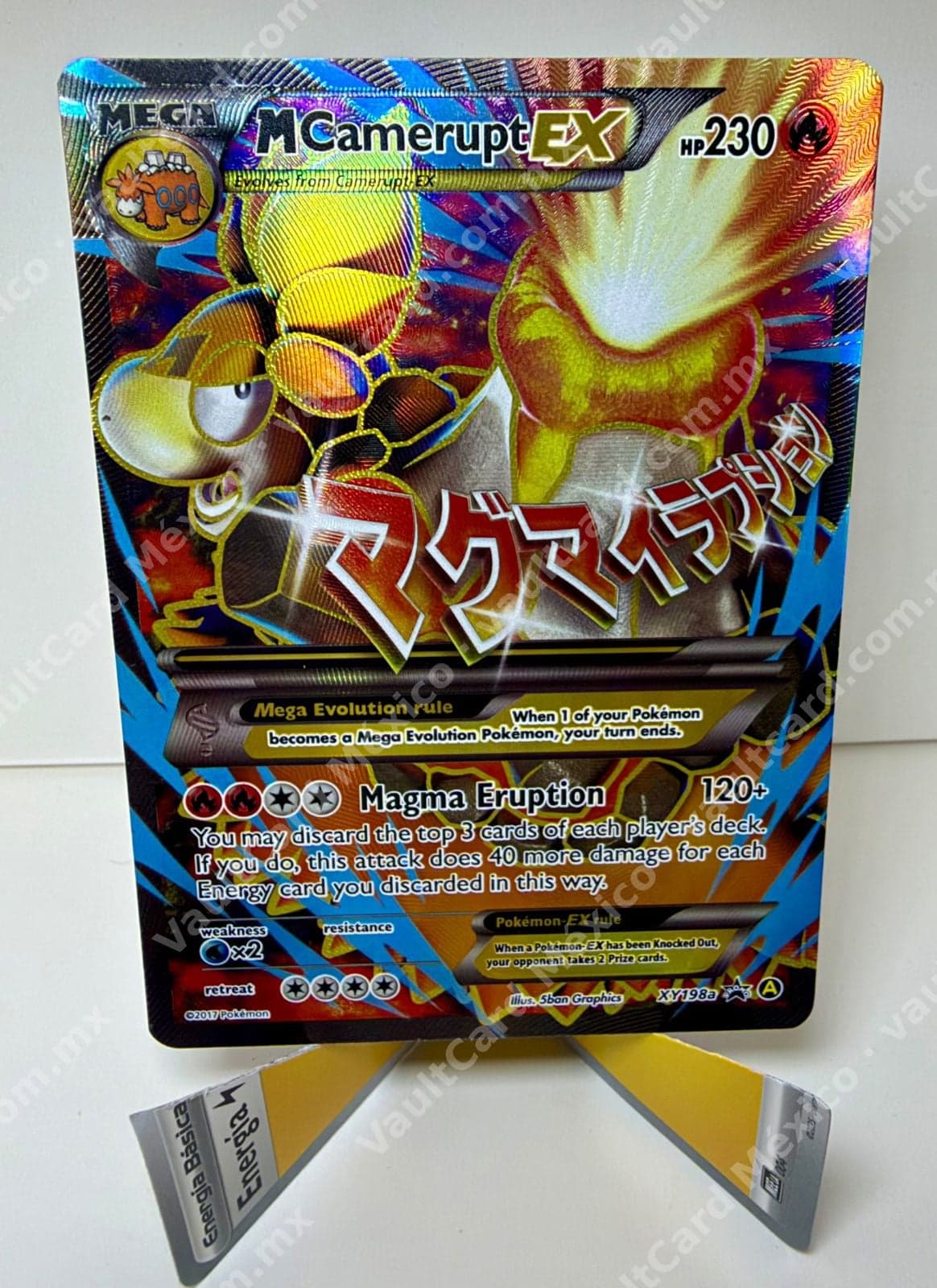 M Camerupt EX XY198a - Full Art Promo Inglés