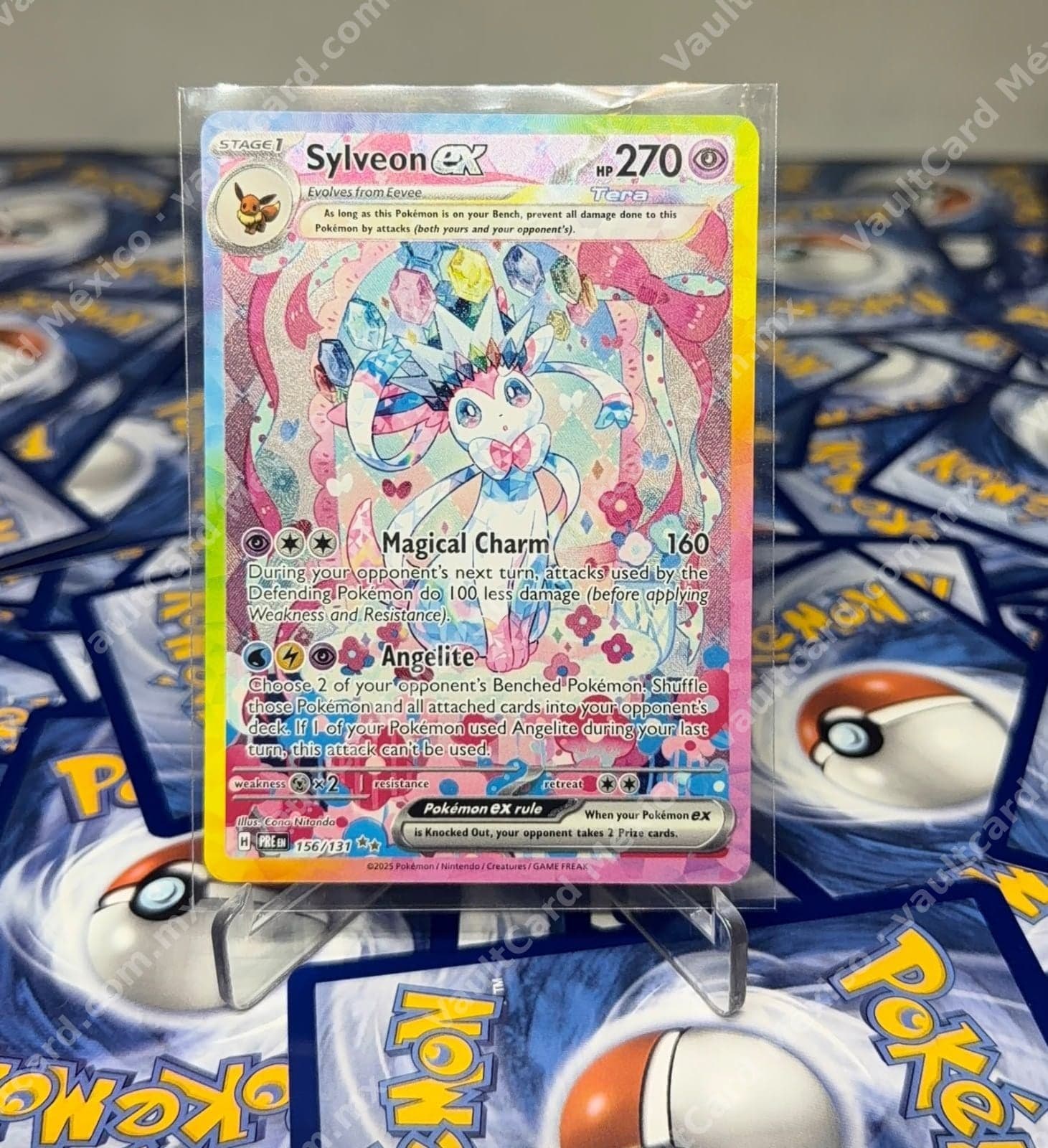 Sylveon ex 156/131 - (PRE) Inglés - Special Illustration Rare