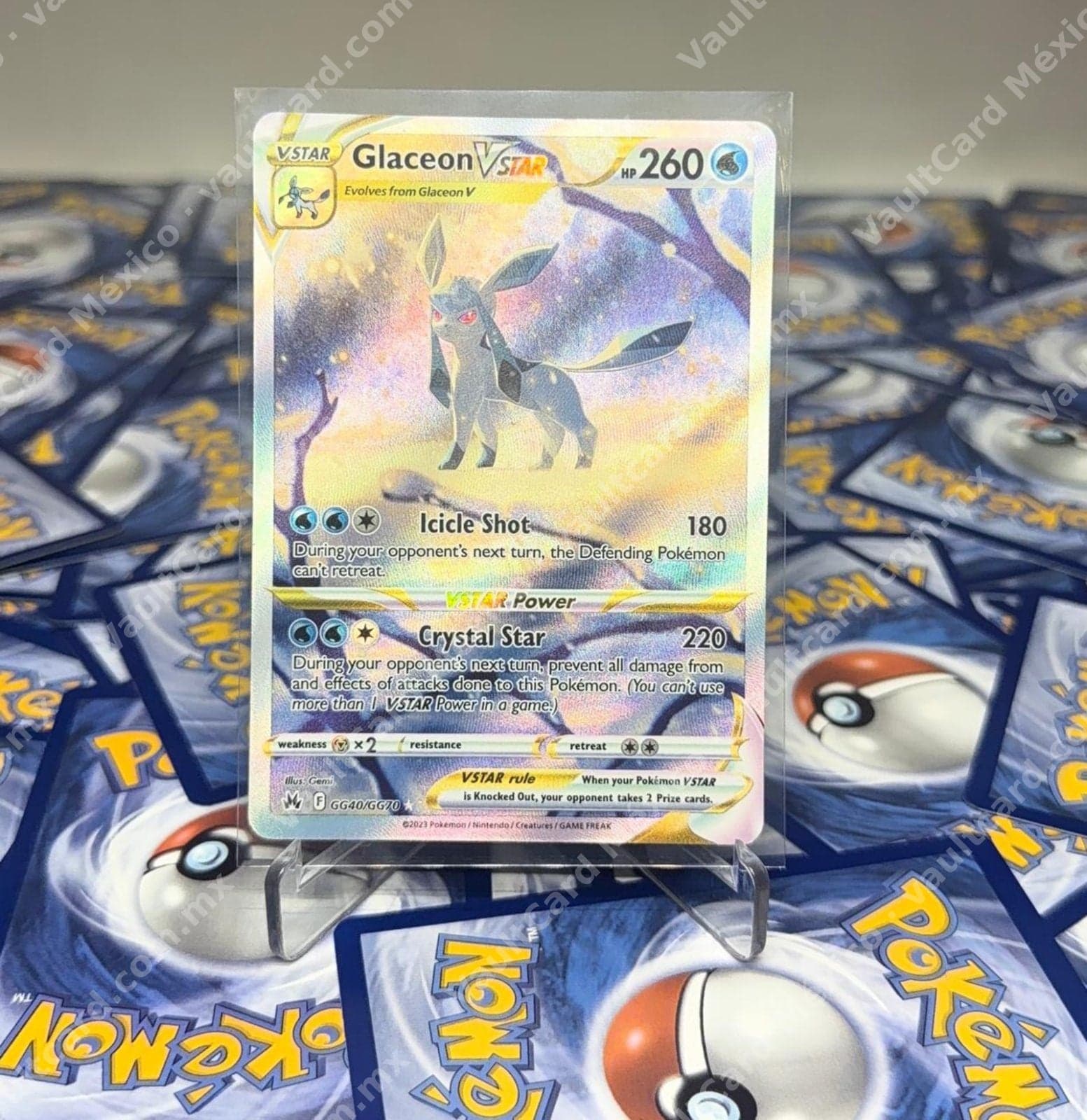 Glaceon VSTAR GG40/GG70 - Crown Zenith Galarian Gallery Inglés
