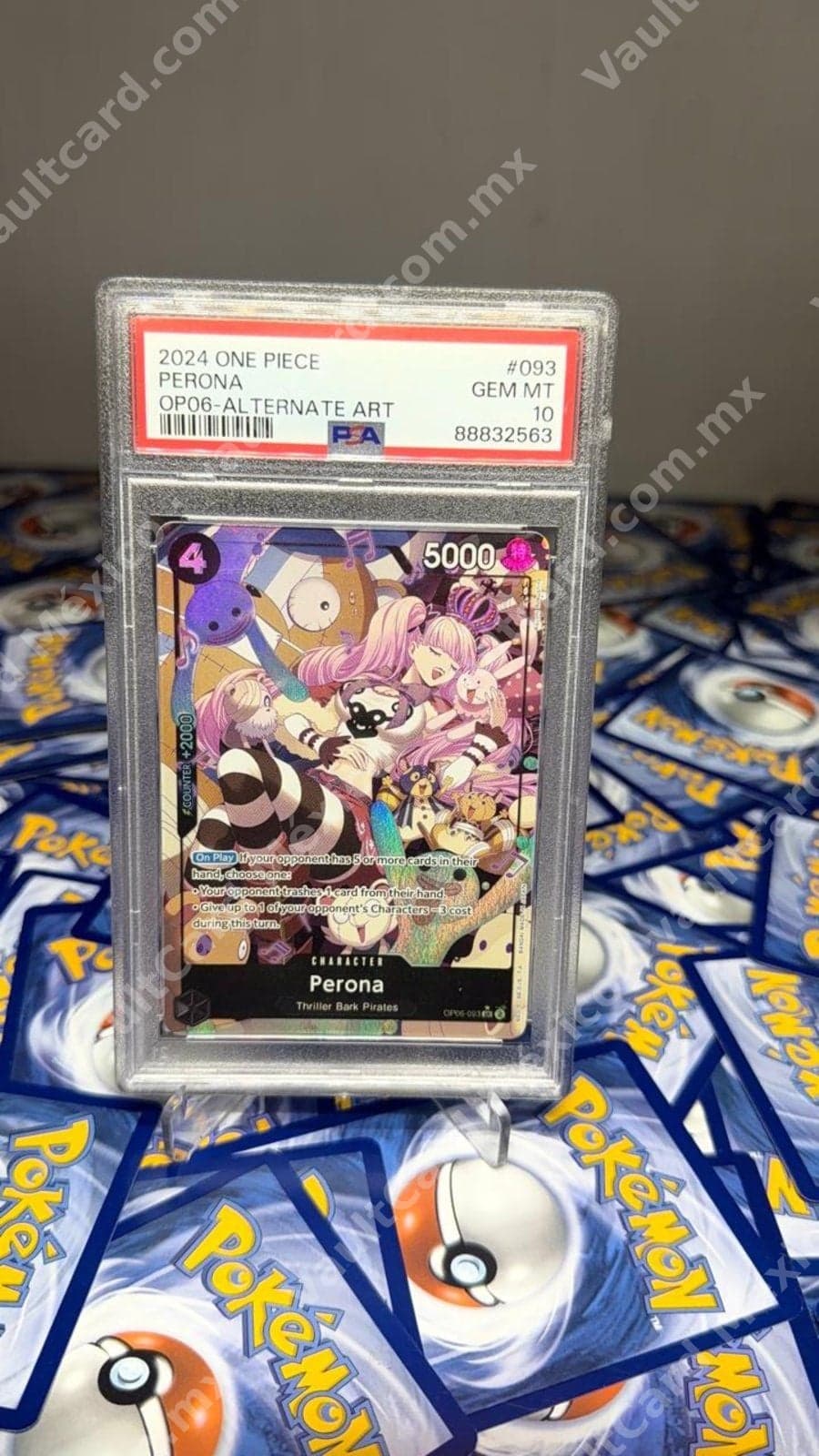 Perona OP06-093 Alternate Art PSA 10 GEM MT - One Piece Card Game (Inglés) — foto 1