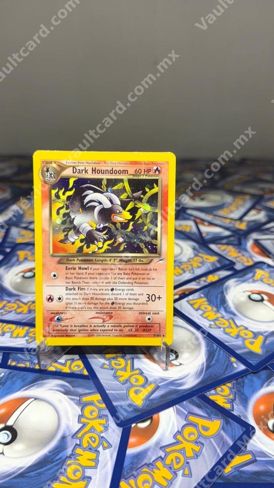 Dark Houndoom 7/105 - Neo Destiny Holo Inglés