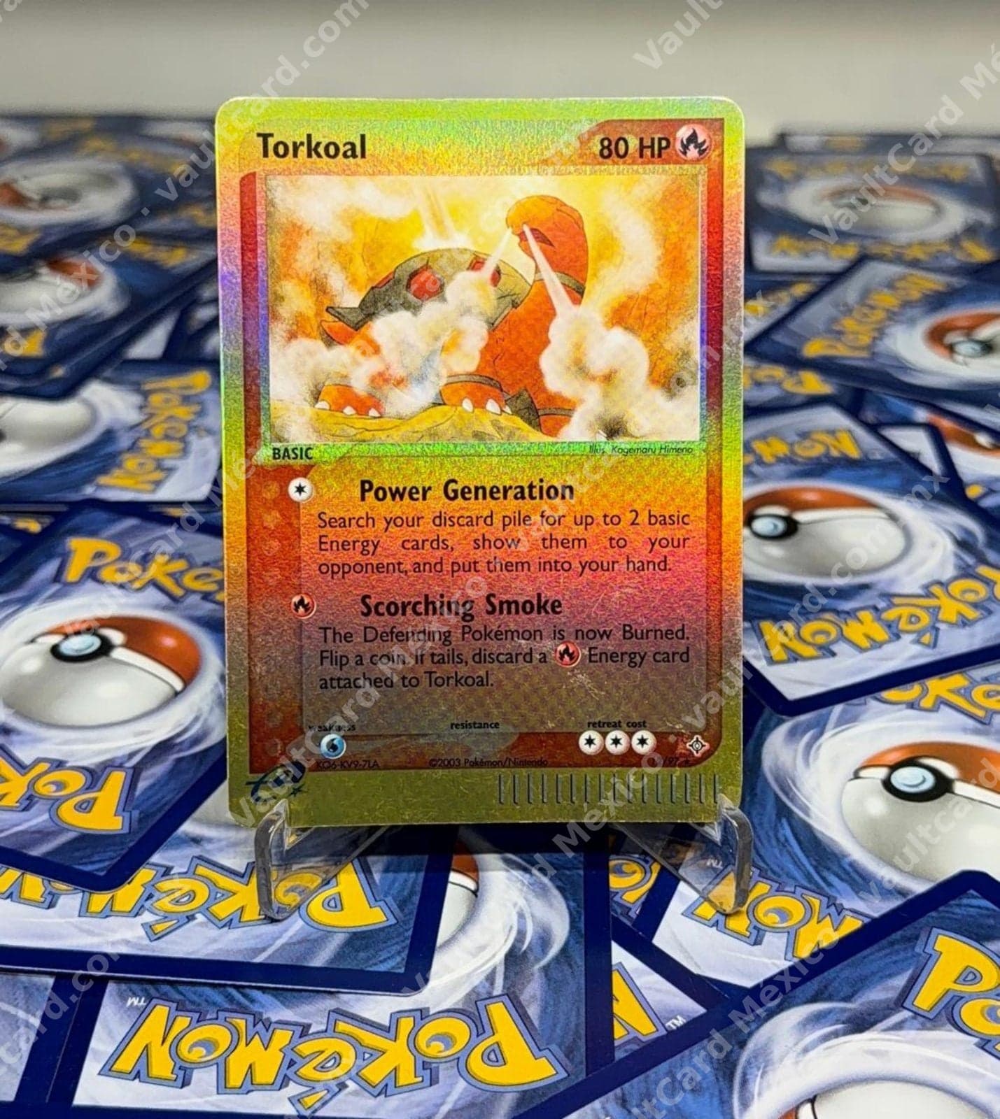 Torkoal 12/97 - EX Dragon Inglés (Reverse Holo)