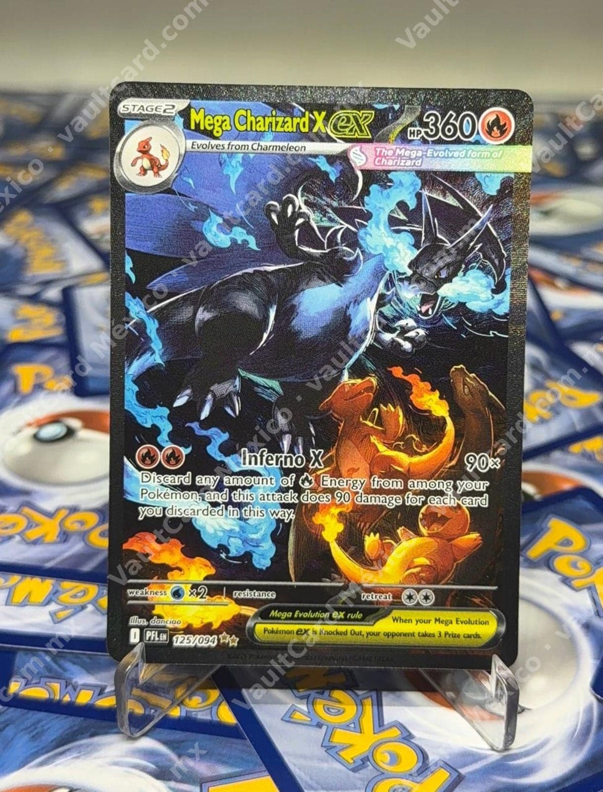 Mega Charizard X ex 125/094 - (PFL) Inglés - Special Illustration Rare