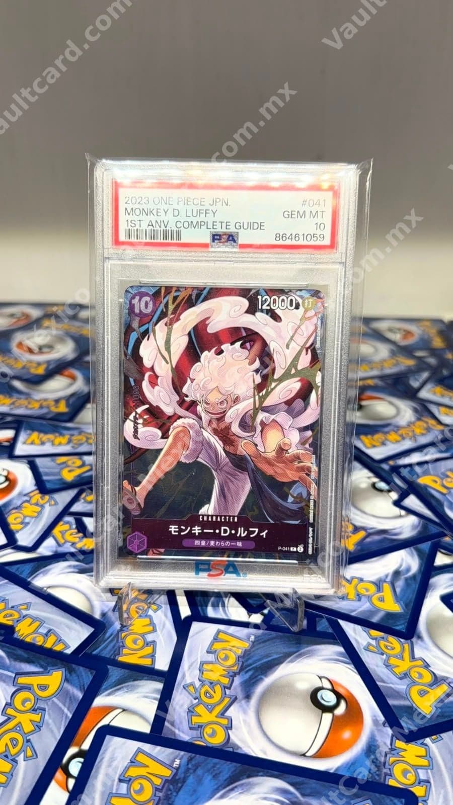 Monkey D. Luffy P-041 Promo 1st Anniversary Complete Guide - One Piece Japonés PSA 10 GEM MT — foto 1