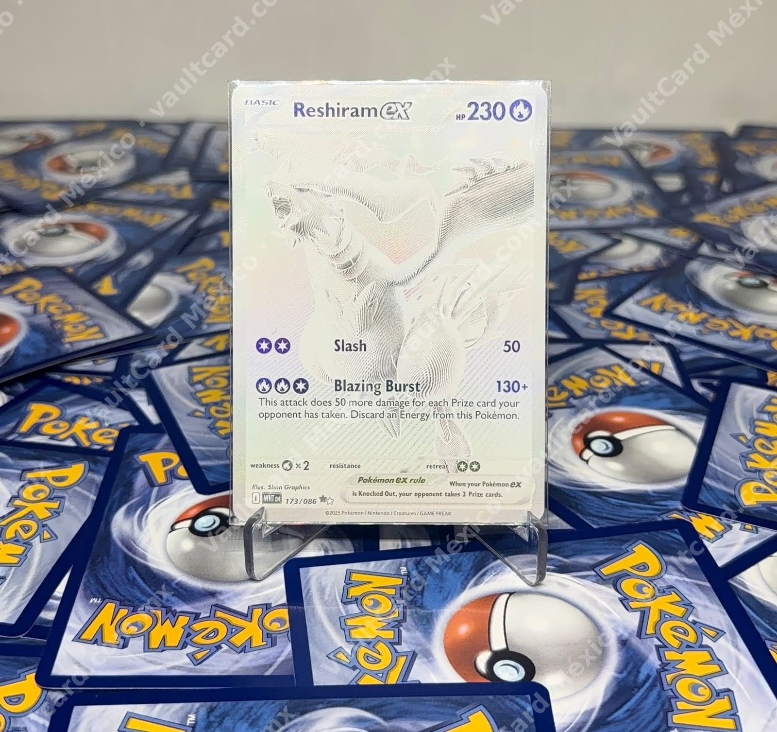 Reshiram ex 173/086 - (WHT) Inglés