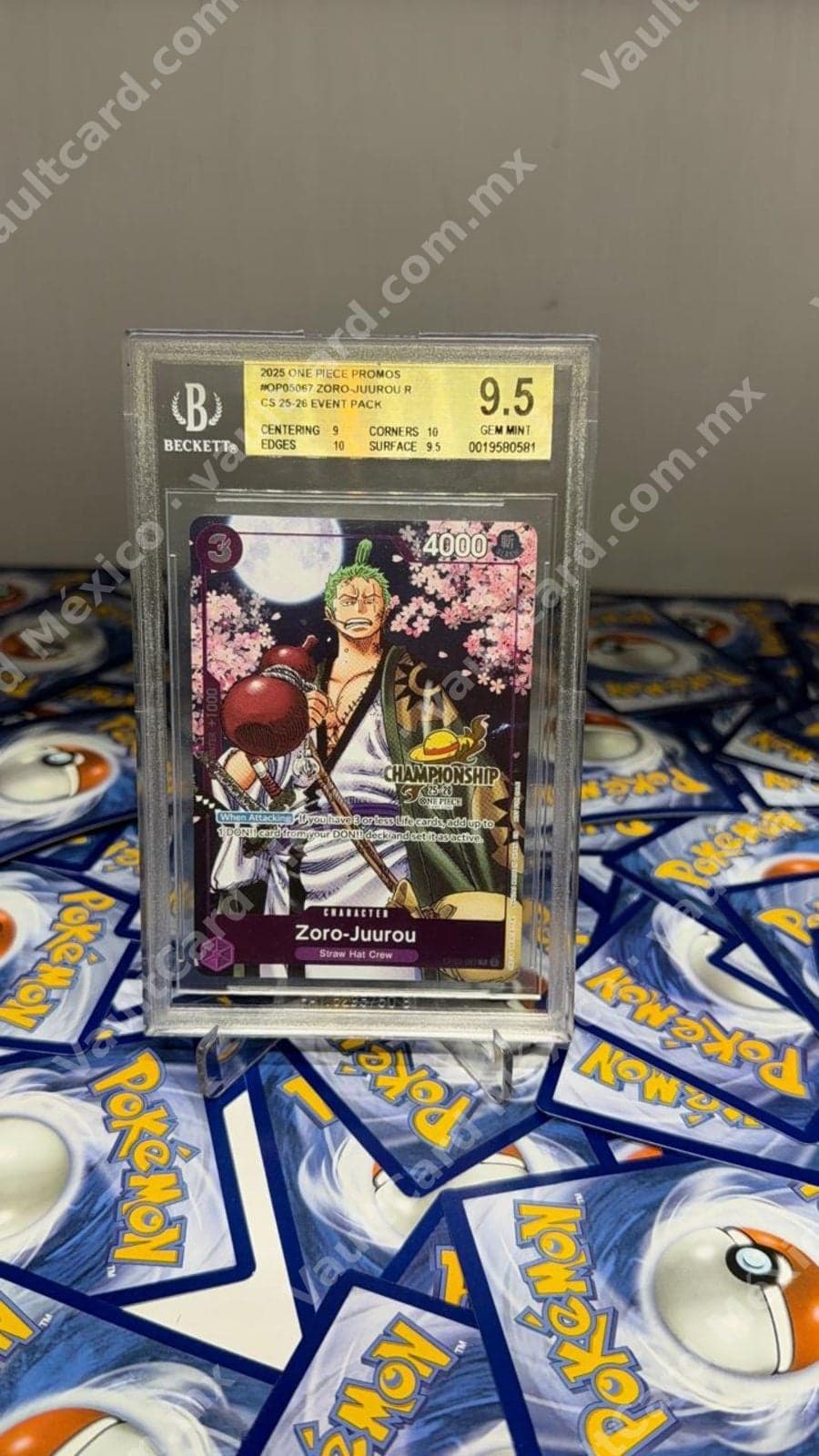 Zoro-Juurou OP05-067 R - CS 25-26 Event Pack Promo - BGS 9.5 Gem Mint (Inglés)